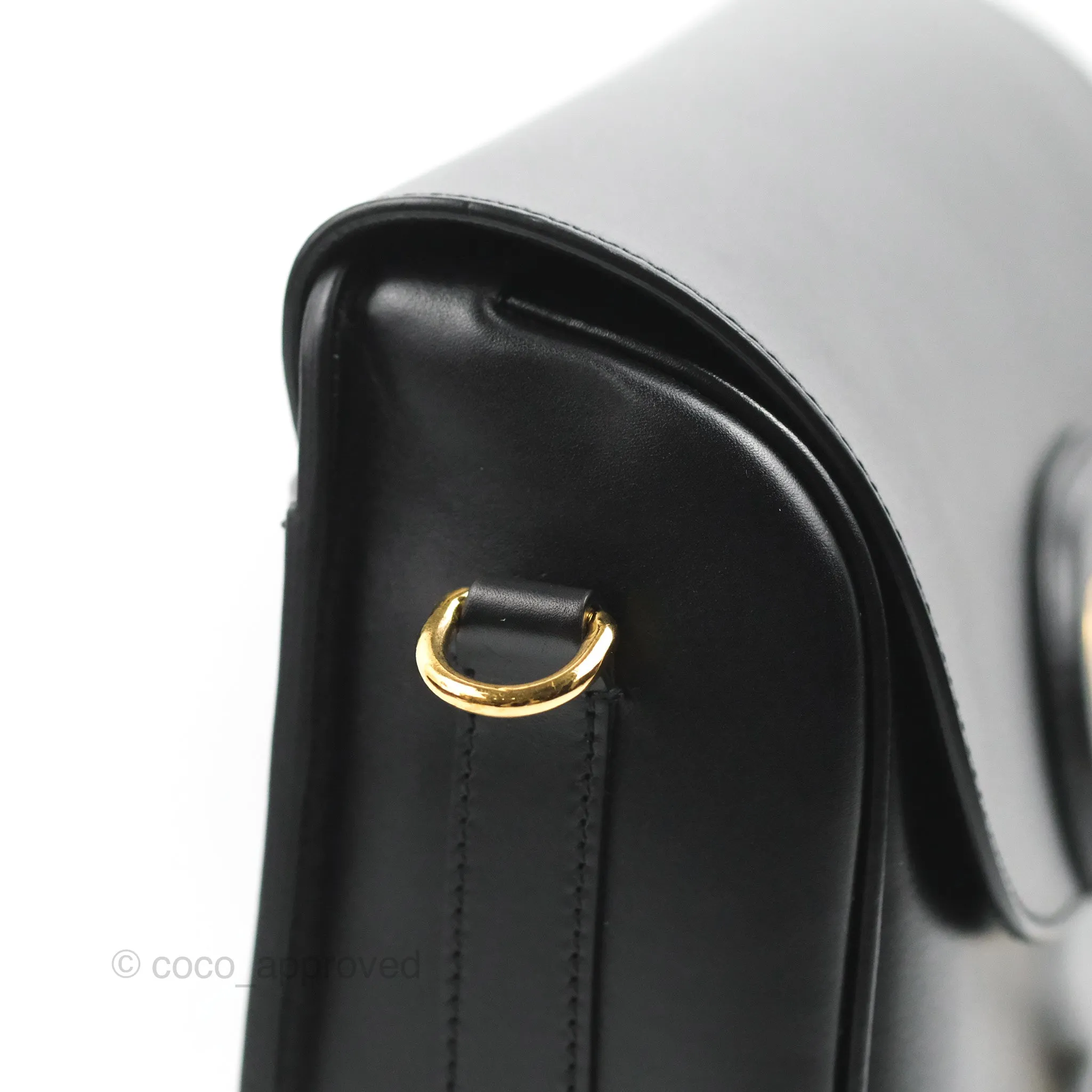 Dior Bobby Large Box Calfskin Flap Black