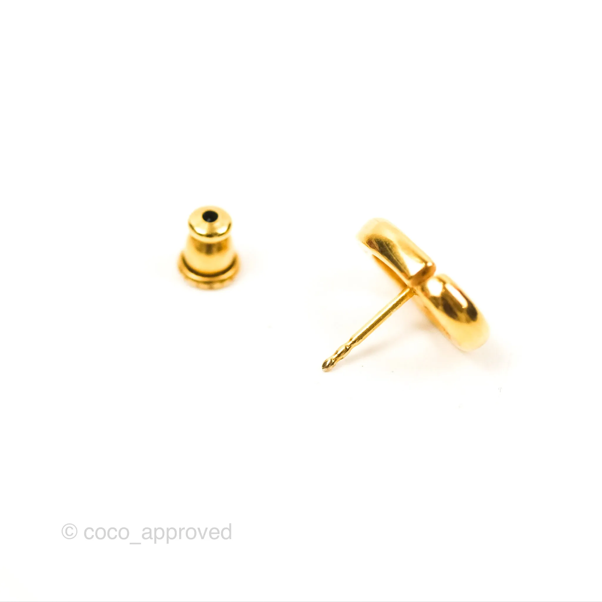 Dior CD Earrings Gold Tone