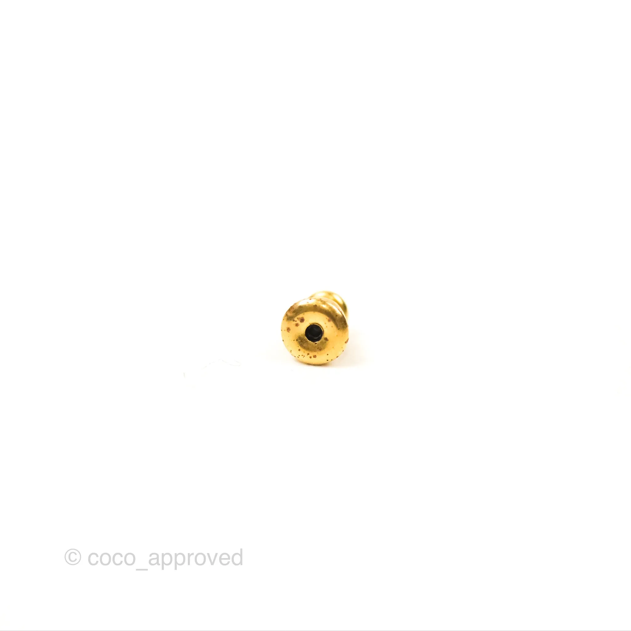 Dior CD Earrings Gold Tone
