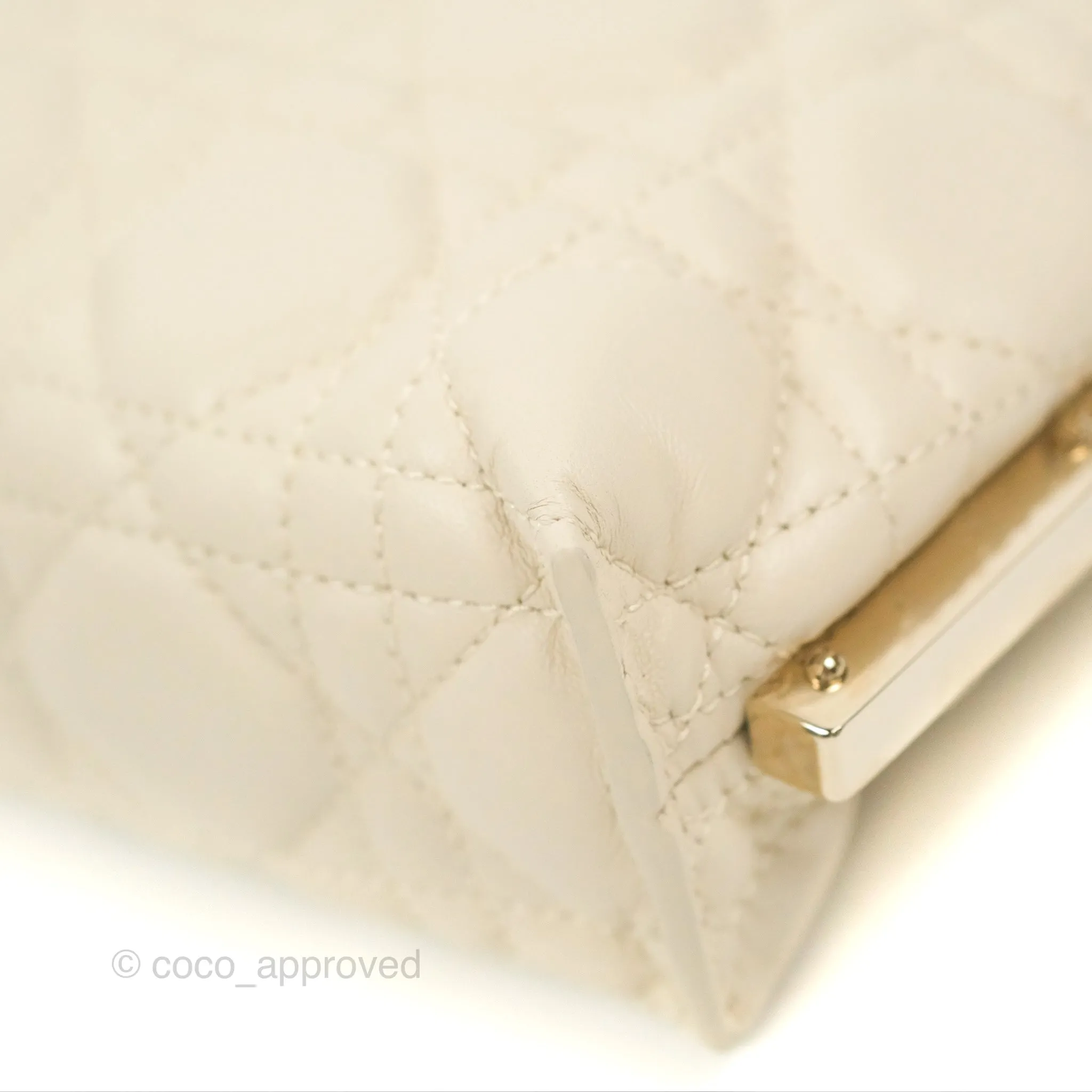 Dior Club Bag Dusty Ivory Cannage Lambskin