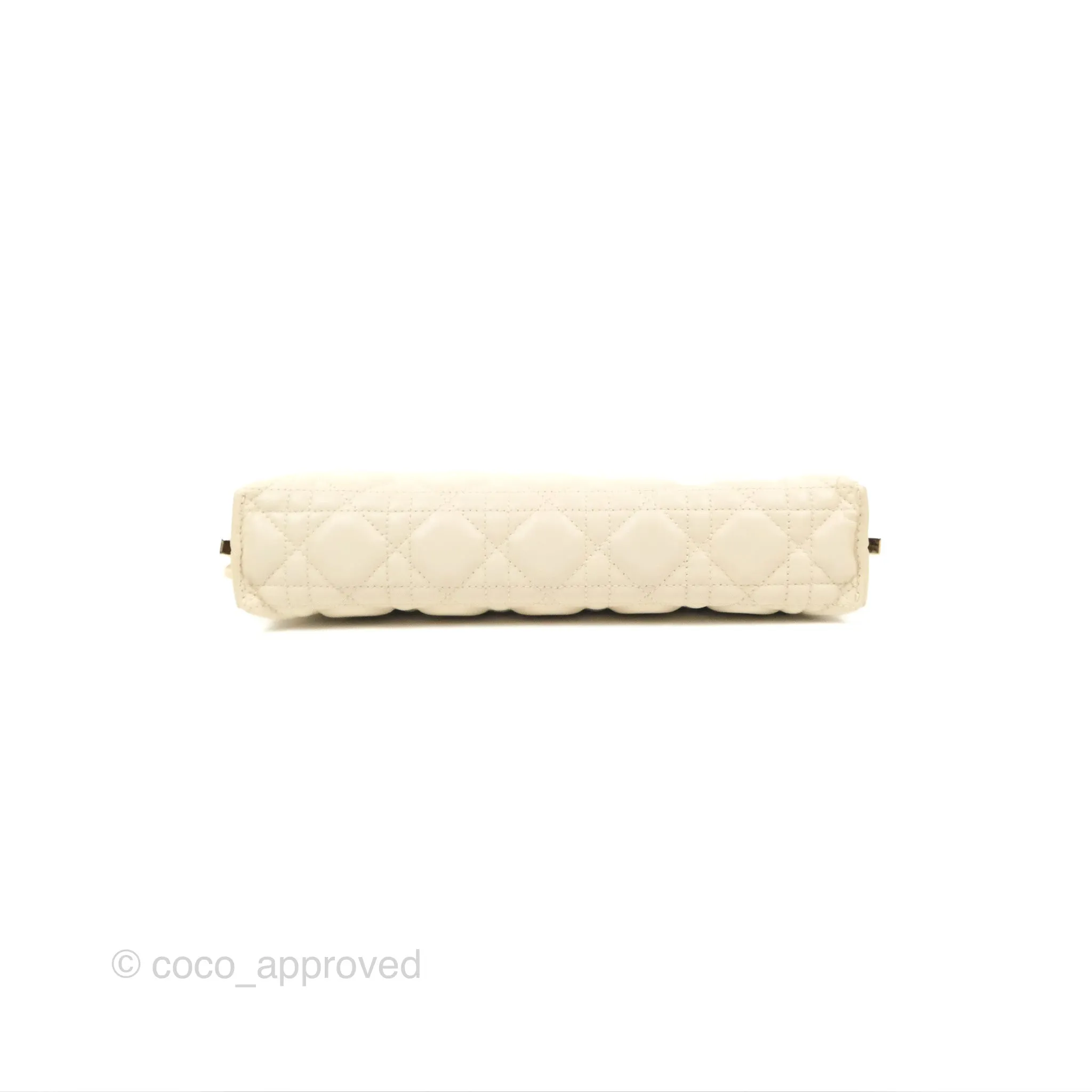 Dior Club Bag Dusty Ivory Cannage Lambskin