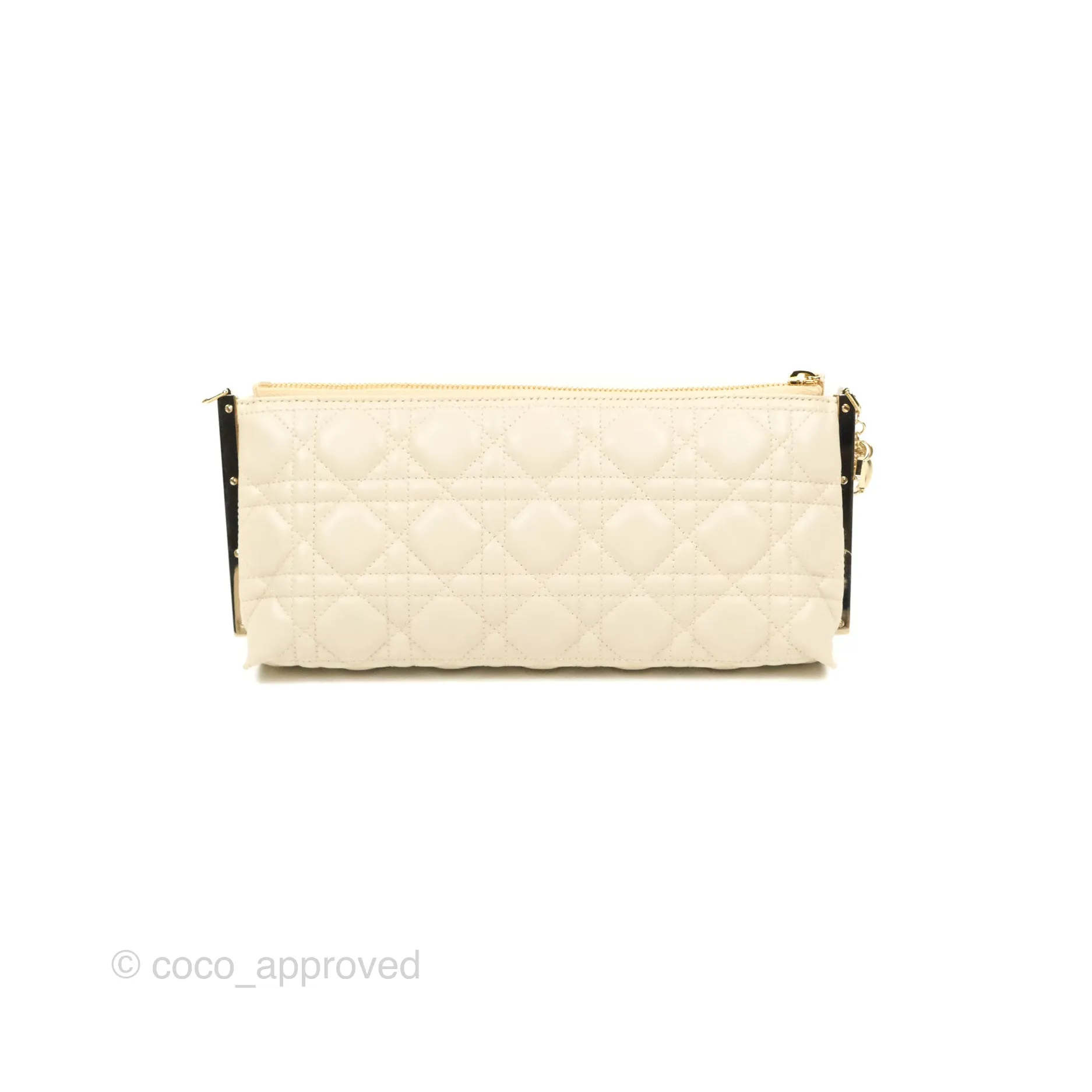 Dior Club Bag Dusty Ivory Cannage Lambskin
