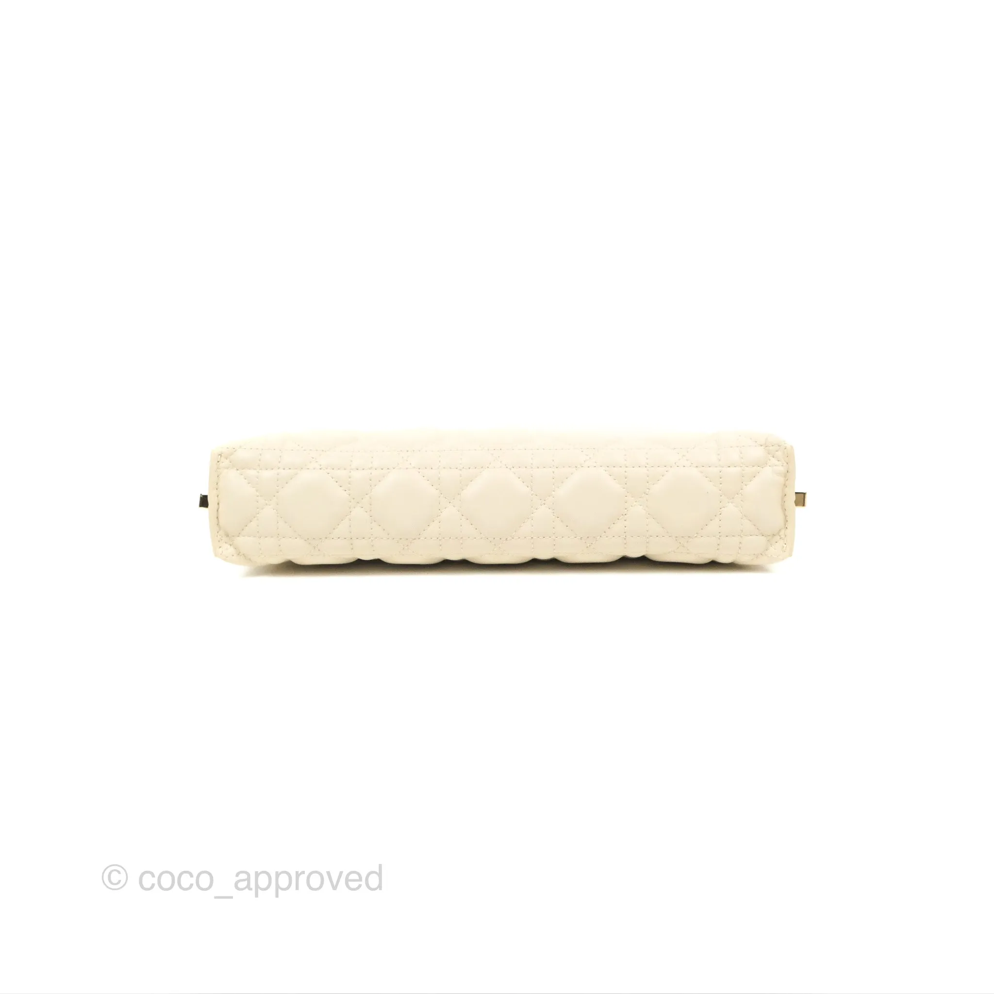 Dior Club Bag Dusty Ivory Cannage Lambskin