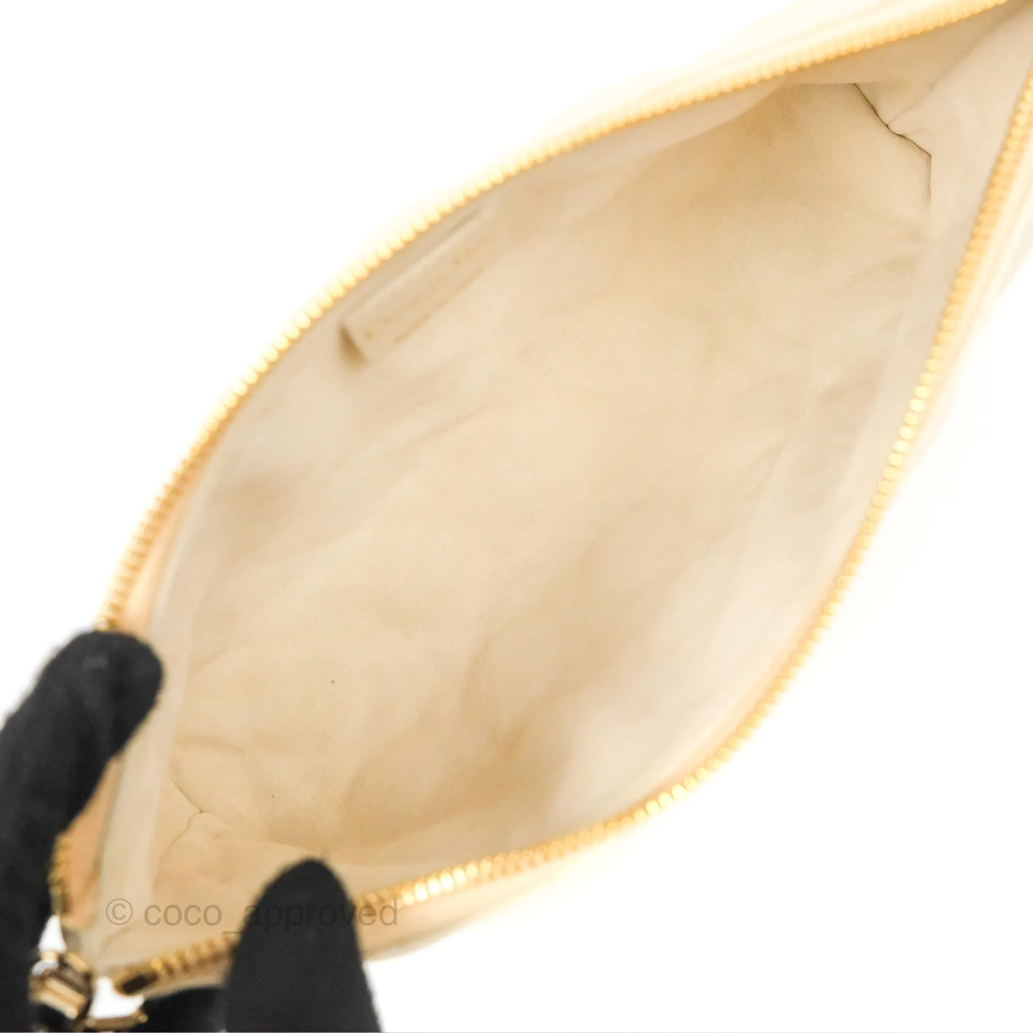 Dior Club Bag Dusty Ivory Cannage Lambskin