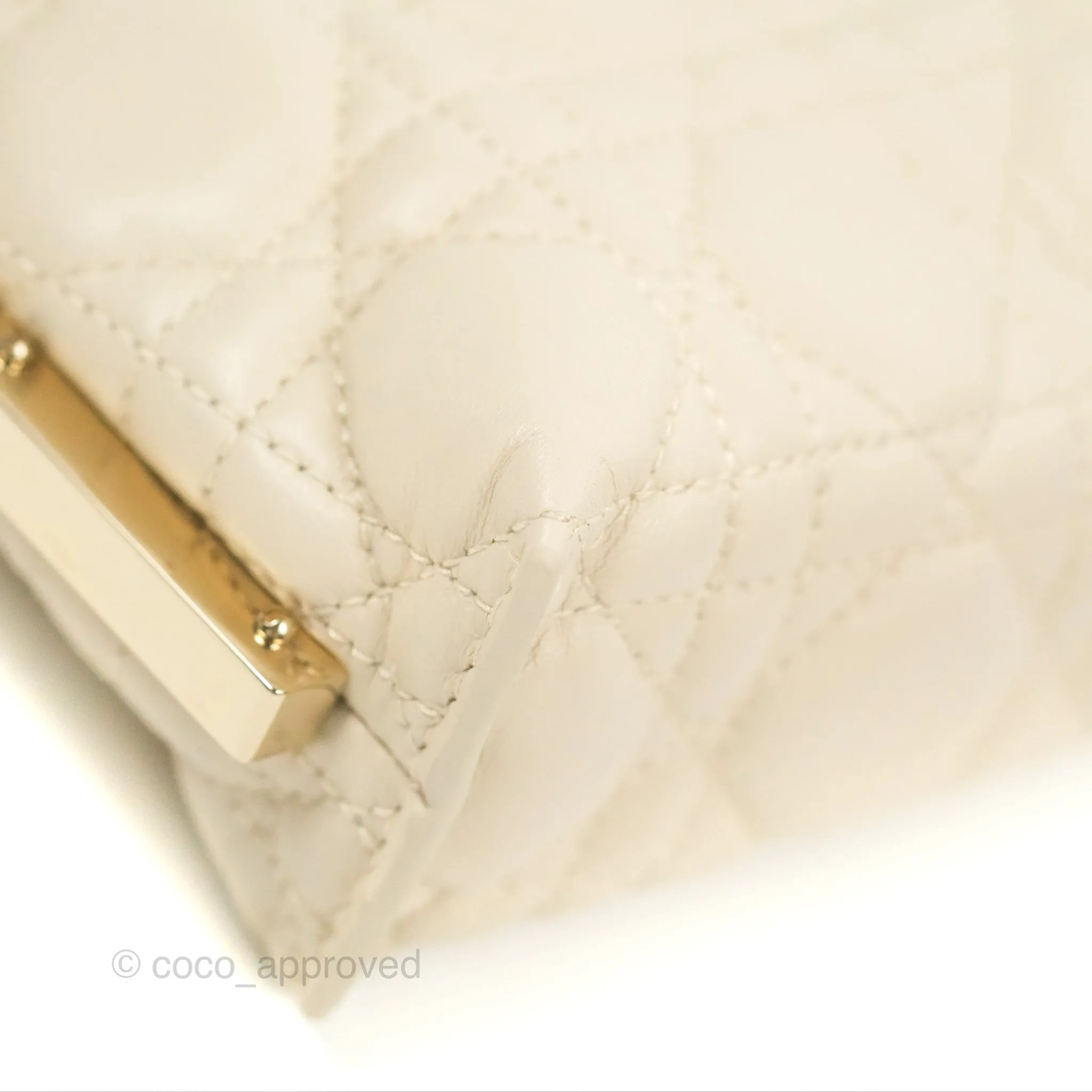 Dior Club Bag Dusty Ivory Cannage Lambskin