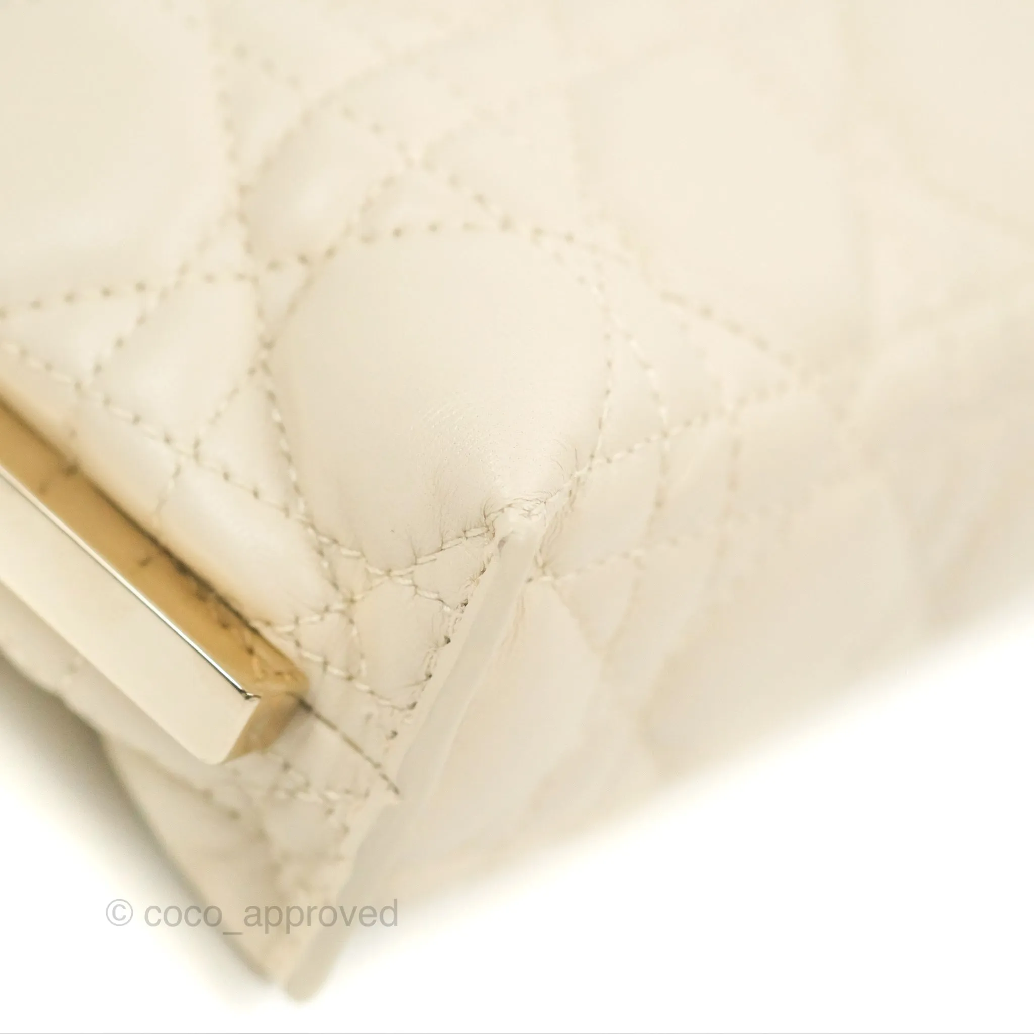Dior Club Bag Dusty Ivory Cannage Lambskin