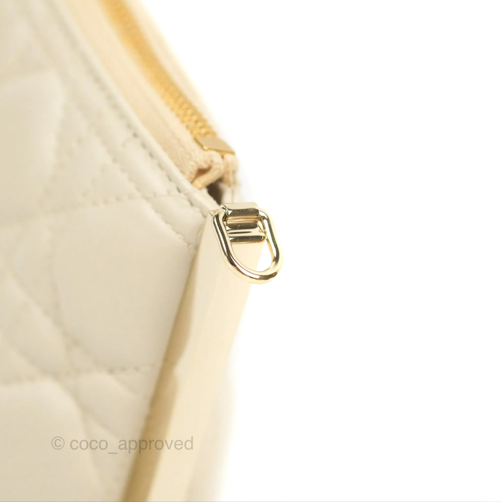 Dior Club Bag Dusty Ivory Cannage Lambskin