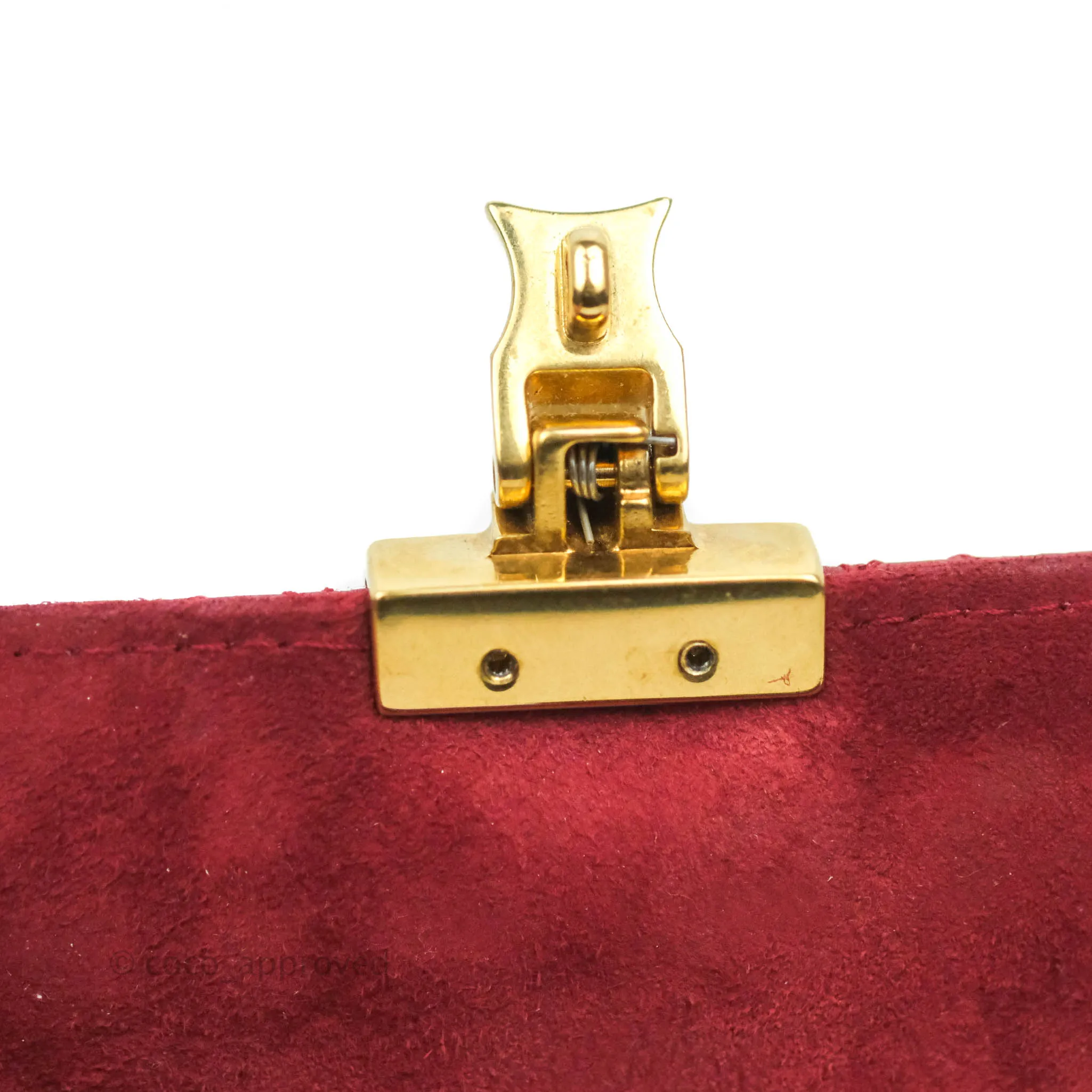 Dior DiorAddict WOC Red Lambskin Gold Hardware