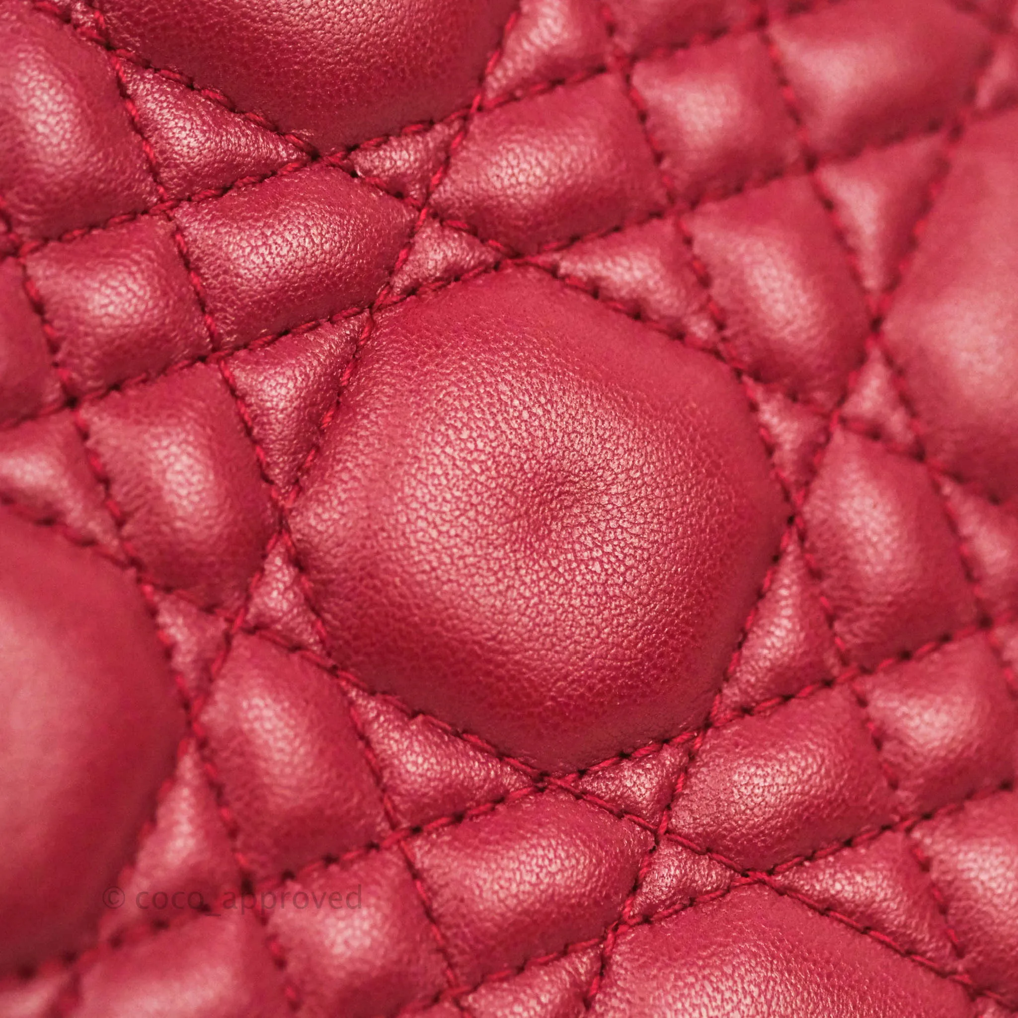 Dior DiorAddict WOC Red Lambskin Gold Hardware