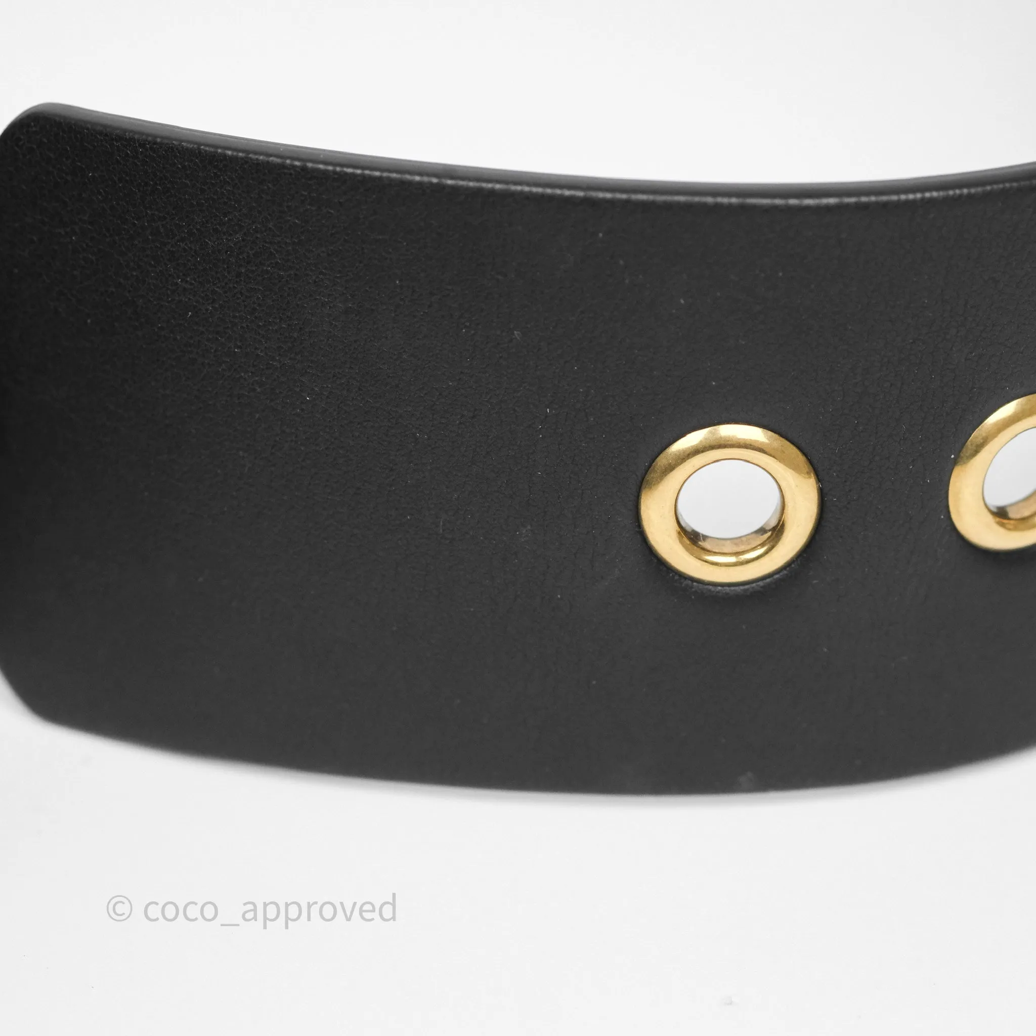 Dior Diorquake Belt Black Calfskin Size 85