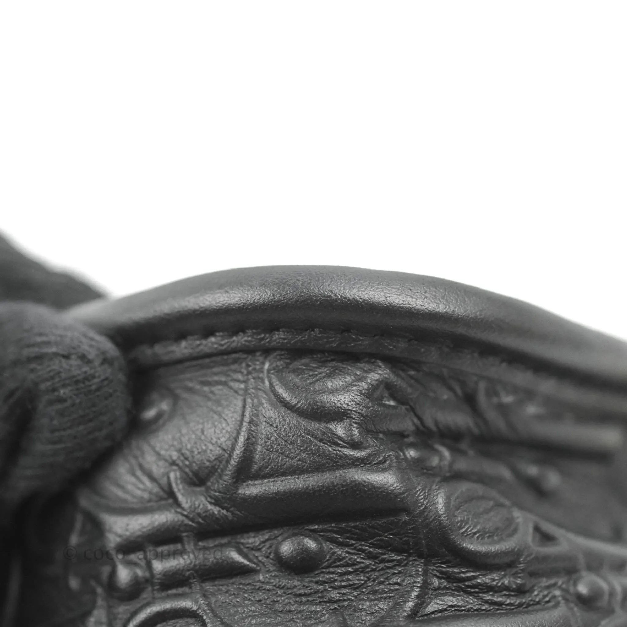 Dior Diorquake Clutch Black Oblique Embossed Calfskin