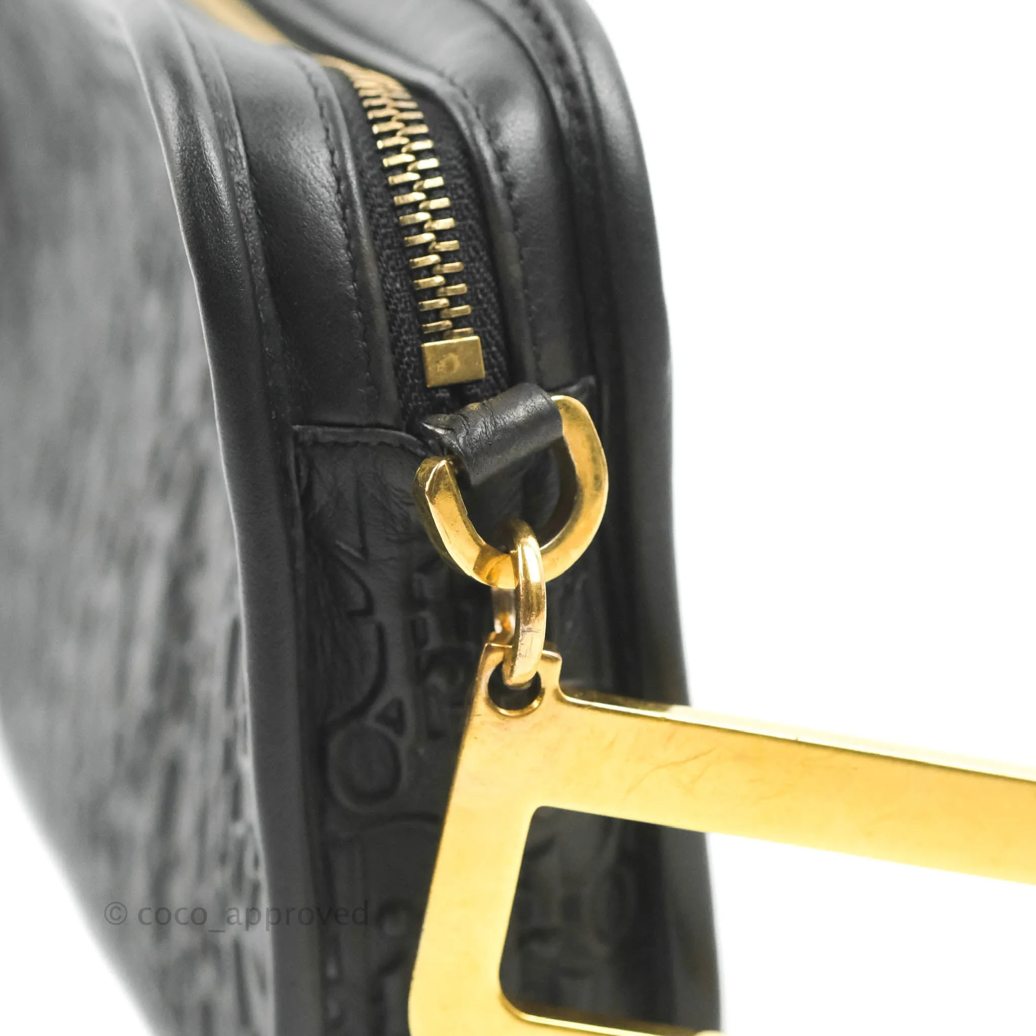 Dior Diorquake Clutch Black Oblique Embossed Calfskin