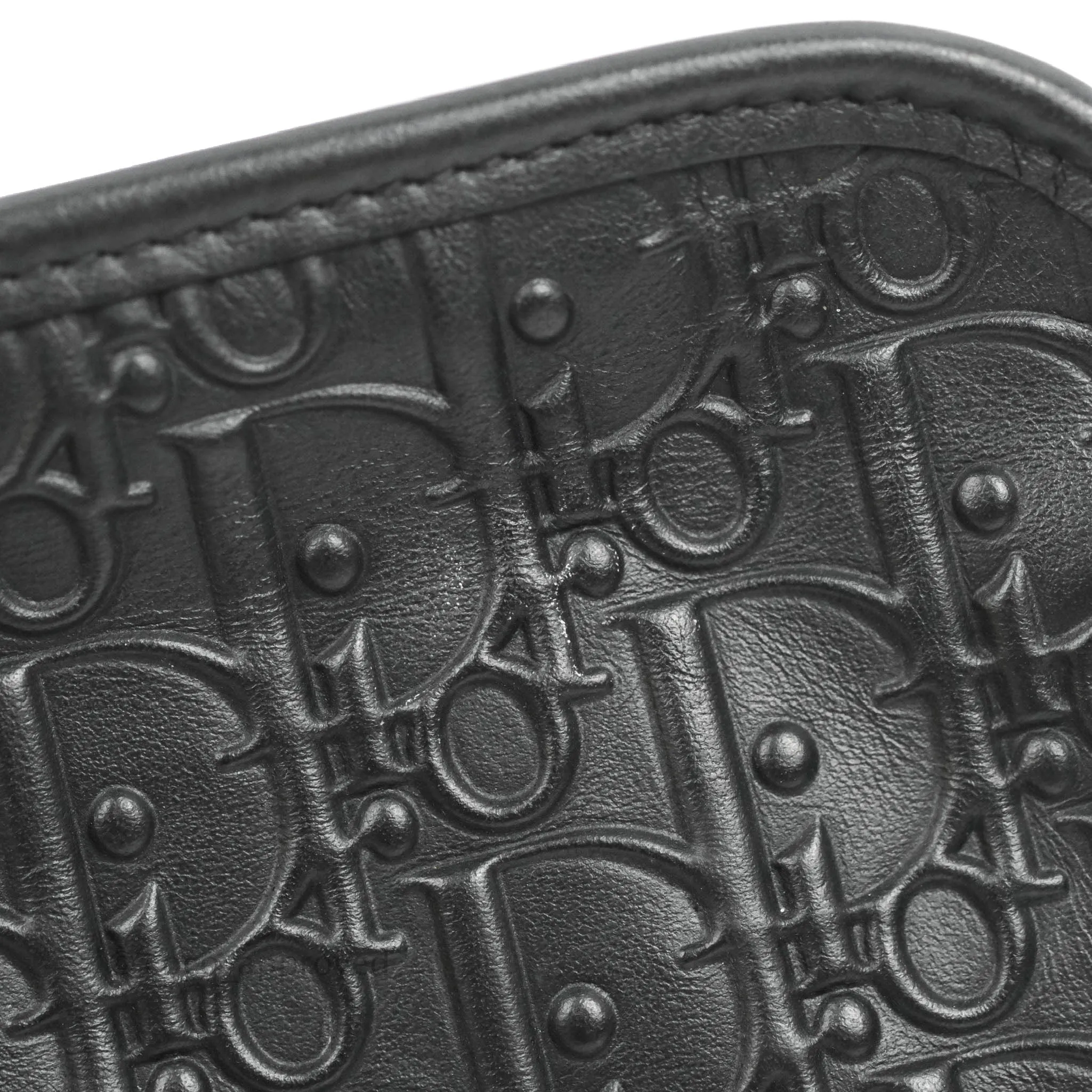 Dior Diorquake Clutch Black Oblique Embossed Calfskin