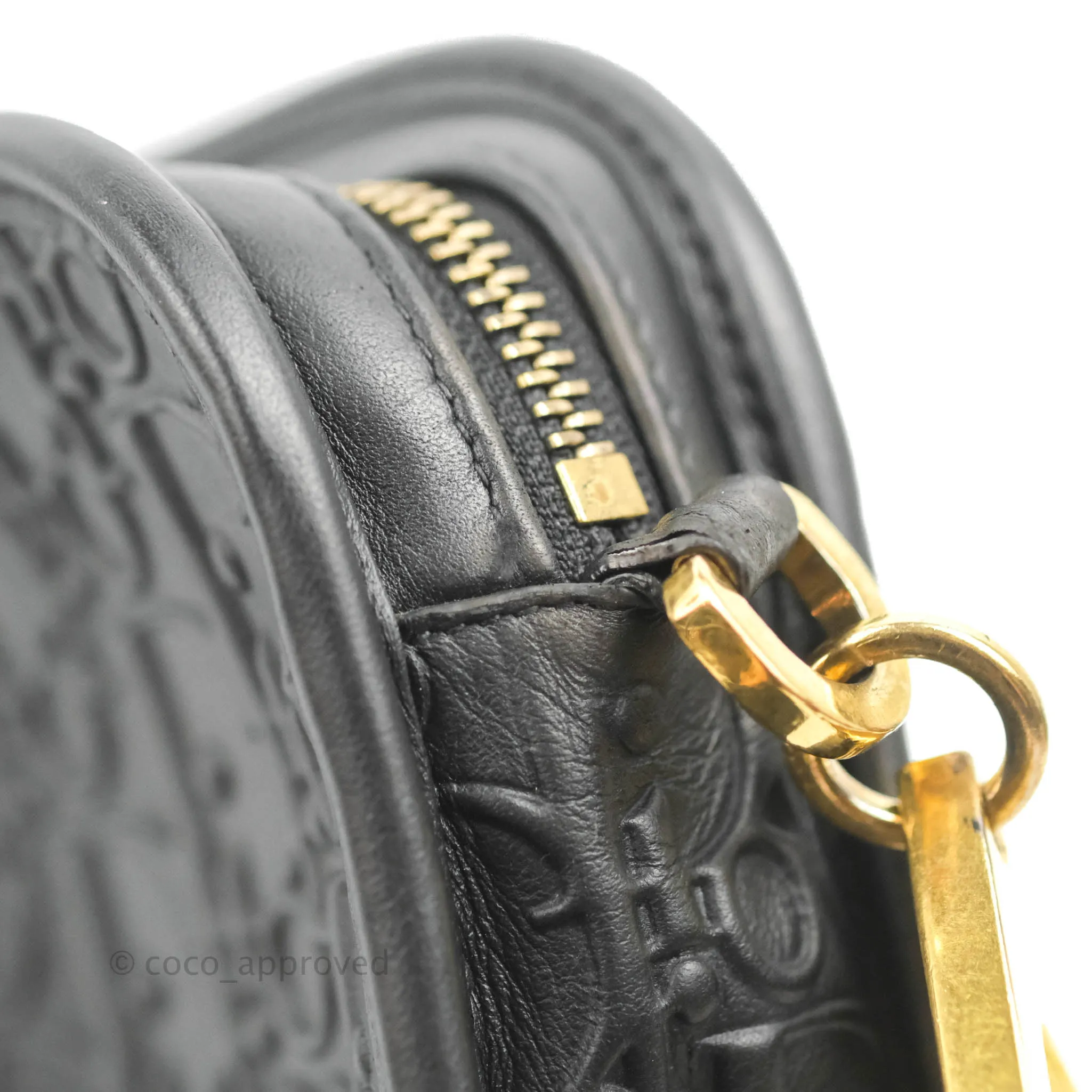 Dior Diorquake Clutch Black Oblique Embossed Calfskin