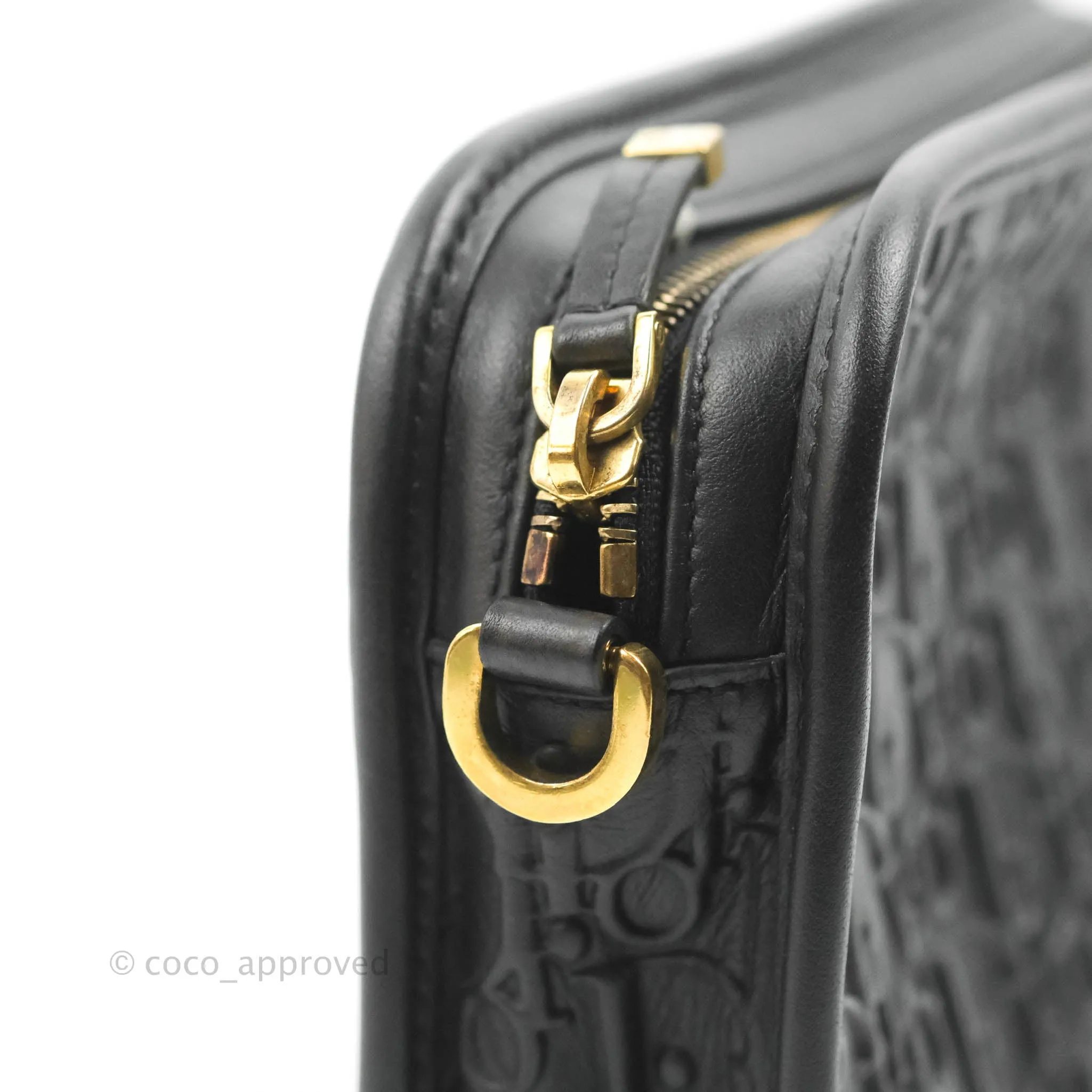 Dior Diorquake Clutch Black Oblique Embossed Calfskin