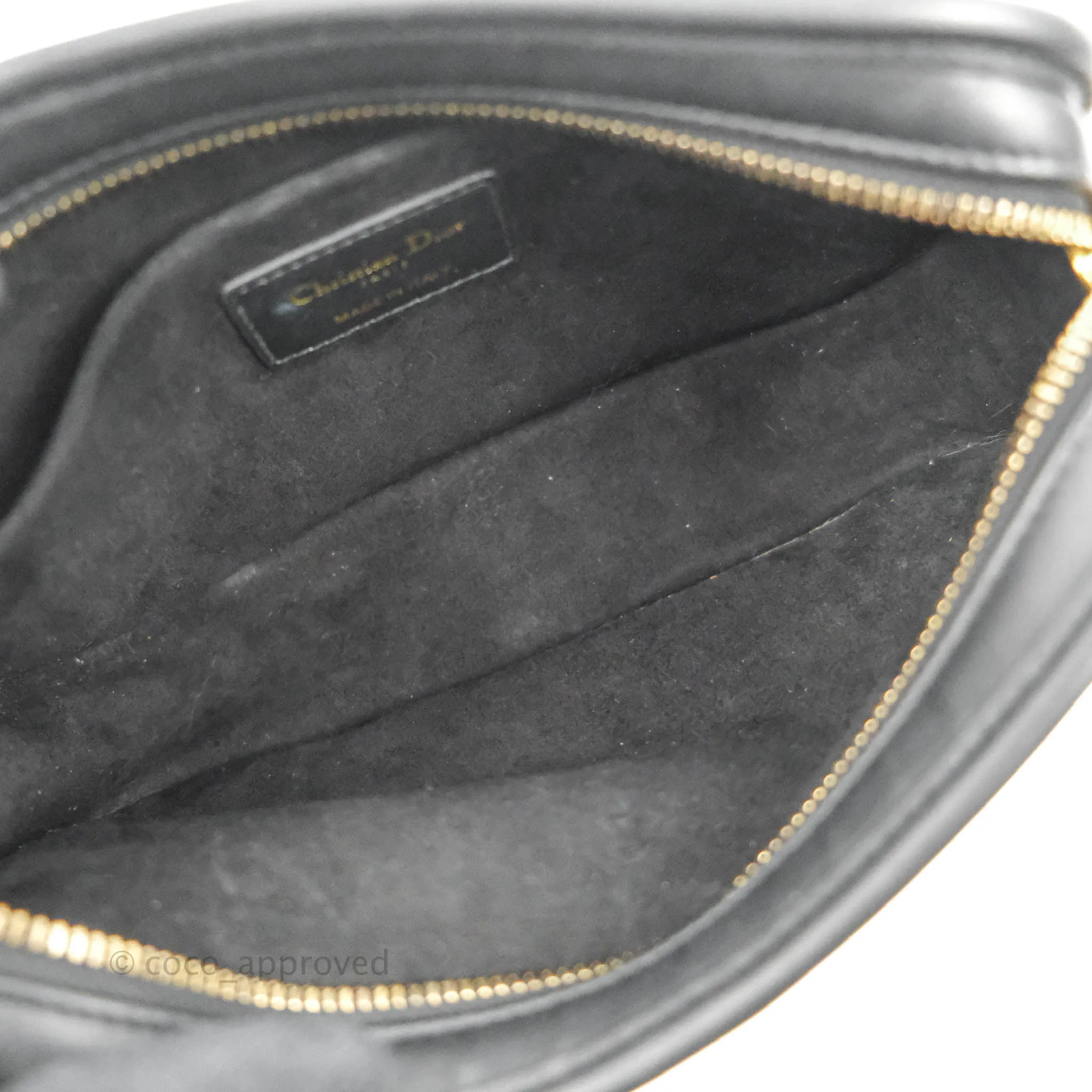 Dior Diorquake Clutch Black Oblique Embossed Calfskin