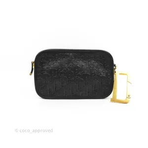 Dior Diorquake Clutch Black Oblique Embossed Calfskin