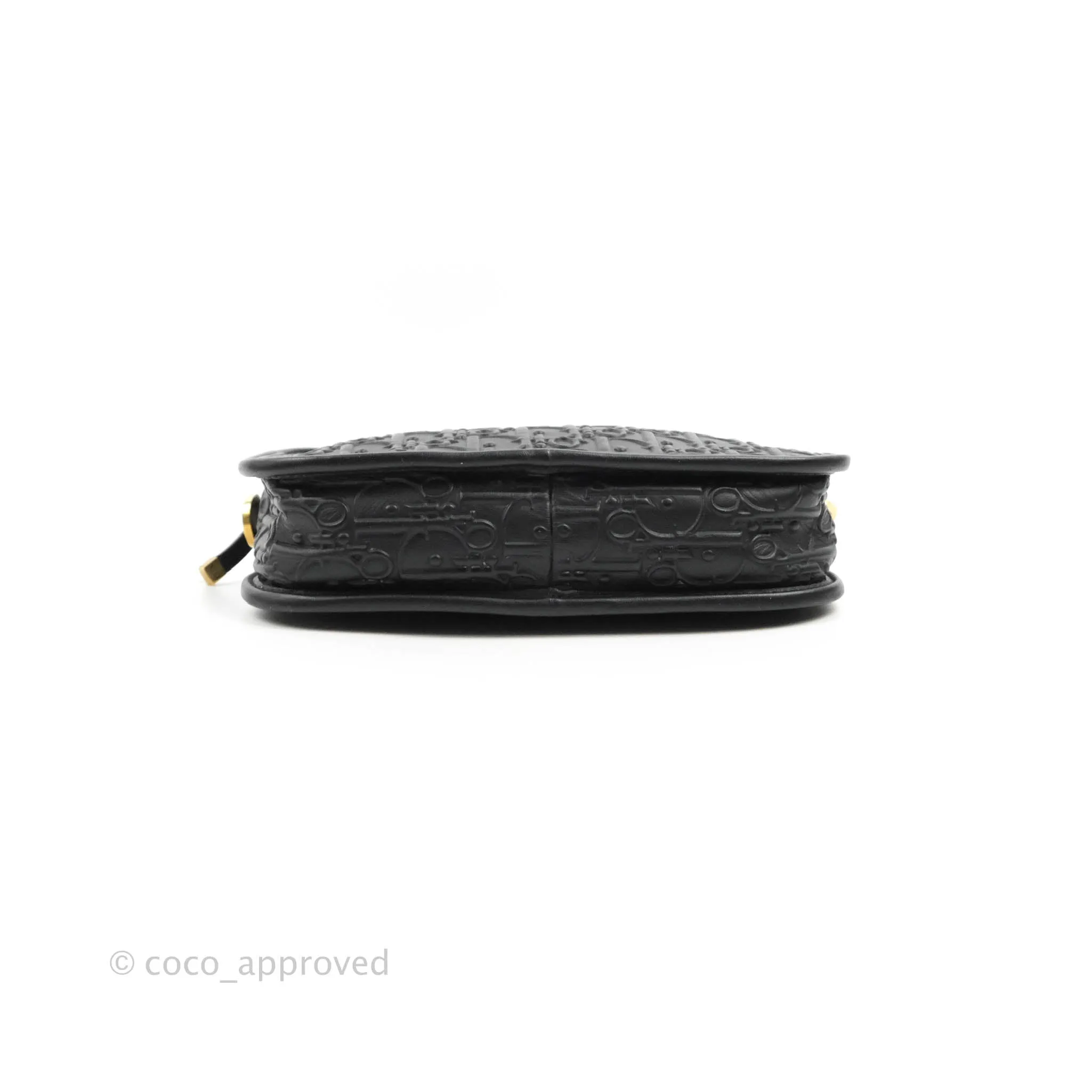 Dior Diorquake Clutch Black Oblique Embossed Calfskin