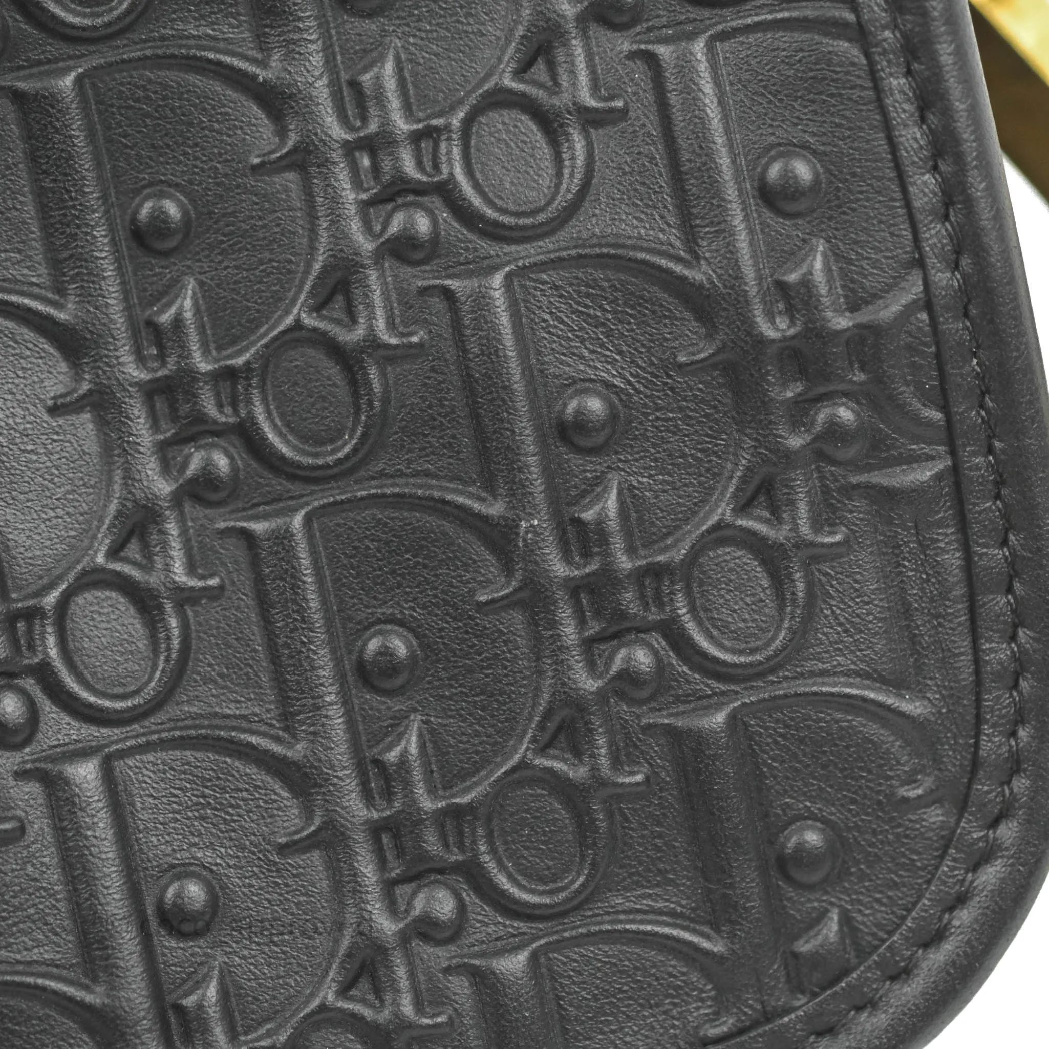 Dior Diorquake Clutch Black Oblique Embossed Calfskin