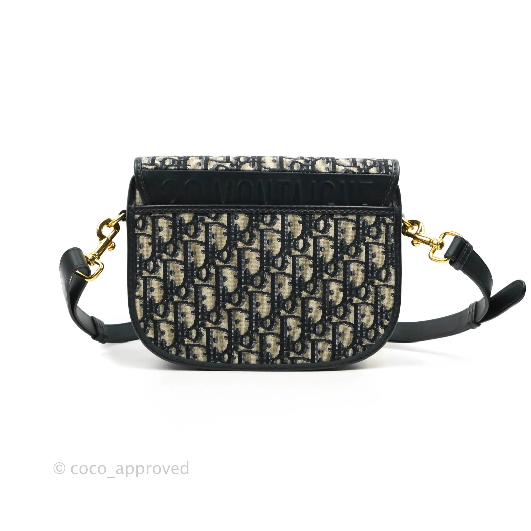 Dior Medium Bobby Bag Blue Oblique Jacquard Canvas