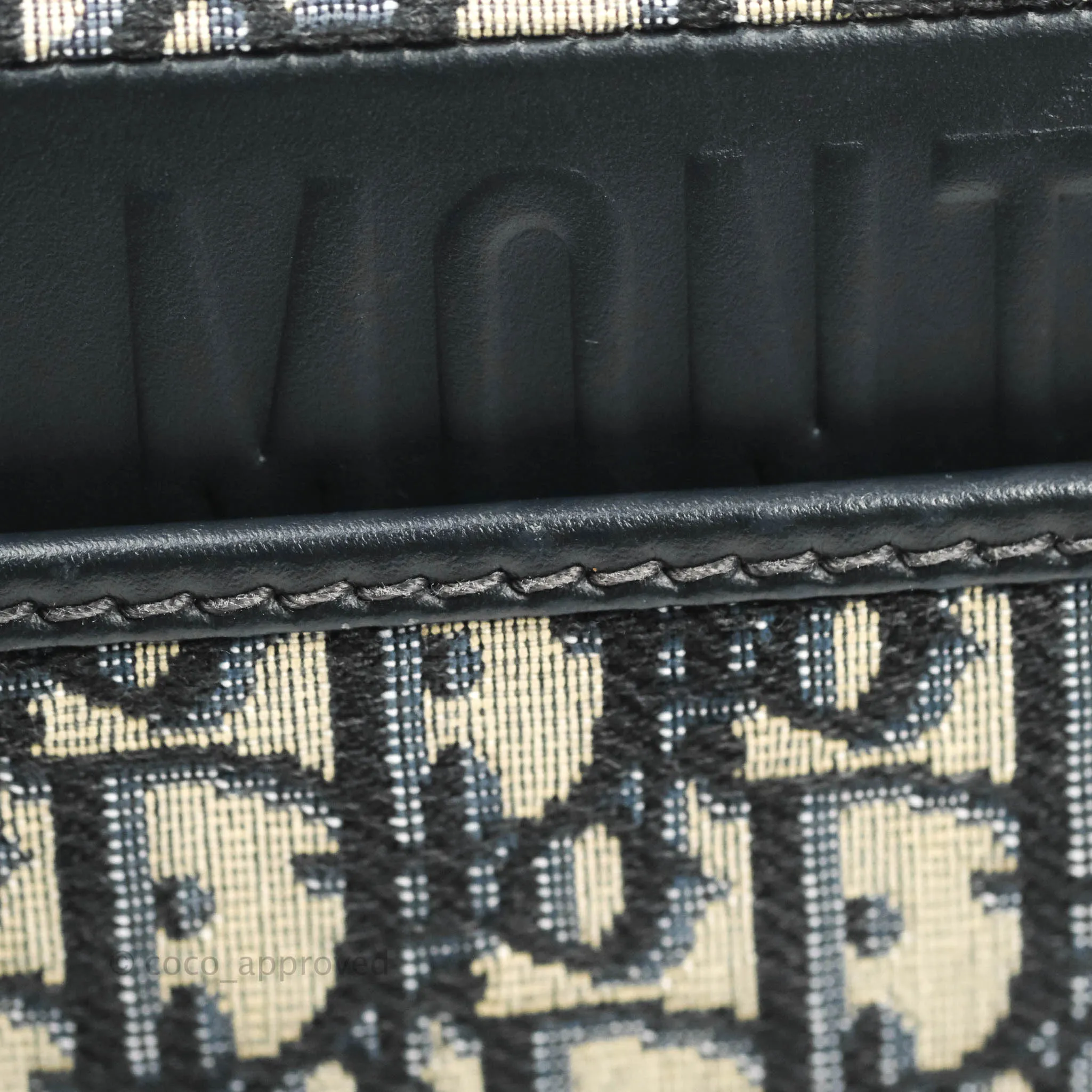 Dior Medium Bobby Bag Blue Oblique Jacquard Canvas