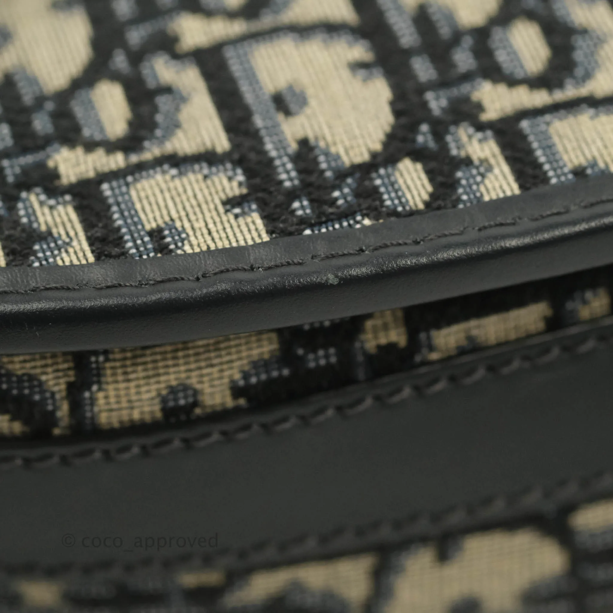 Dior Medium Bobby Bag Blue Oblique Jacquard Canvas