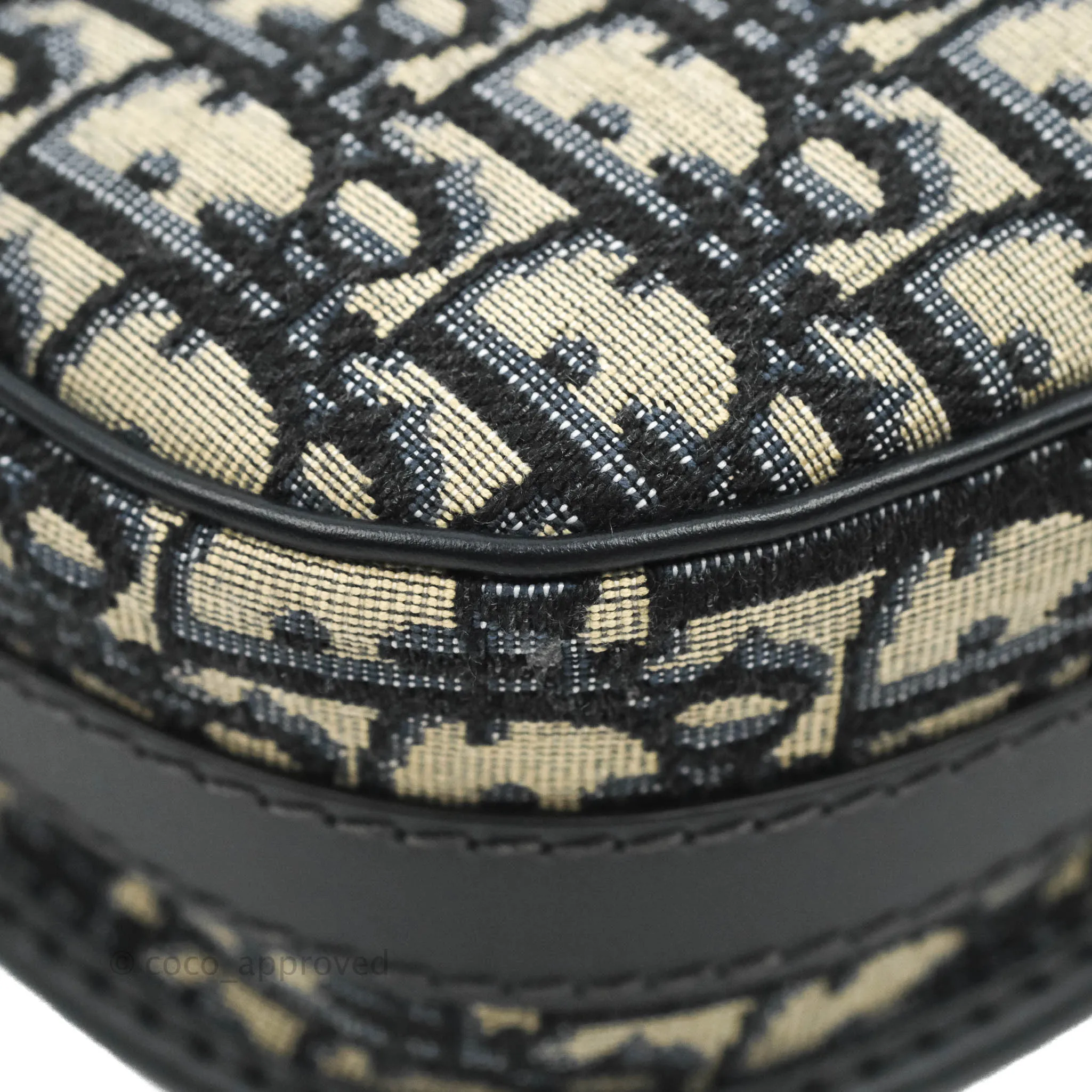 Dior Medium Bobby Bag Blue Oblique Jacquard Canvas