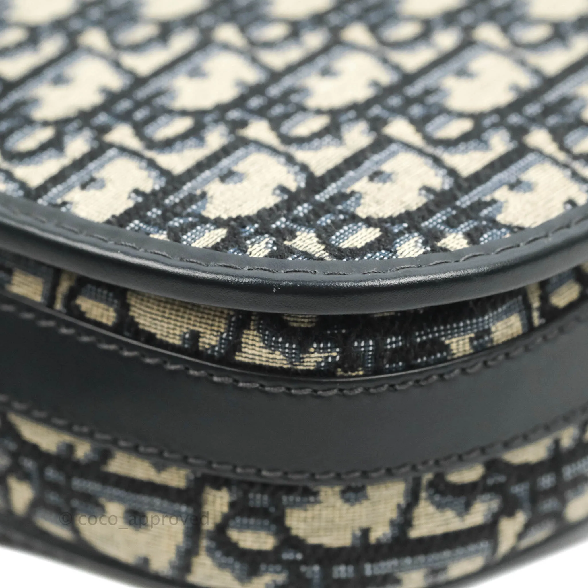 Dior Medium Bobby Bag Blue Oblique Jacquard Canvas