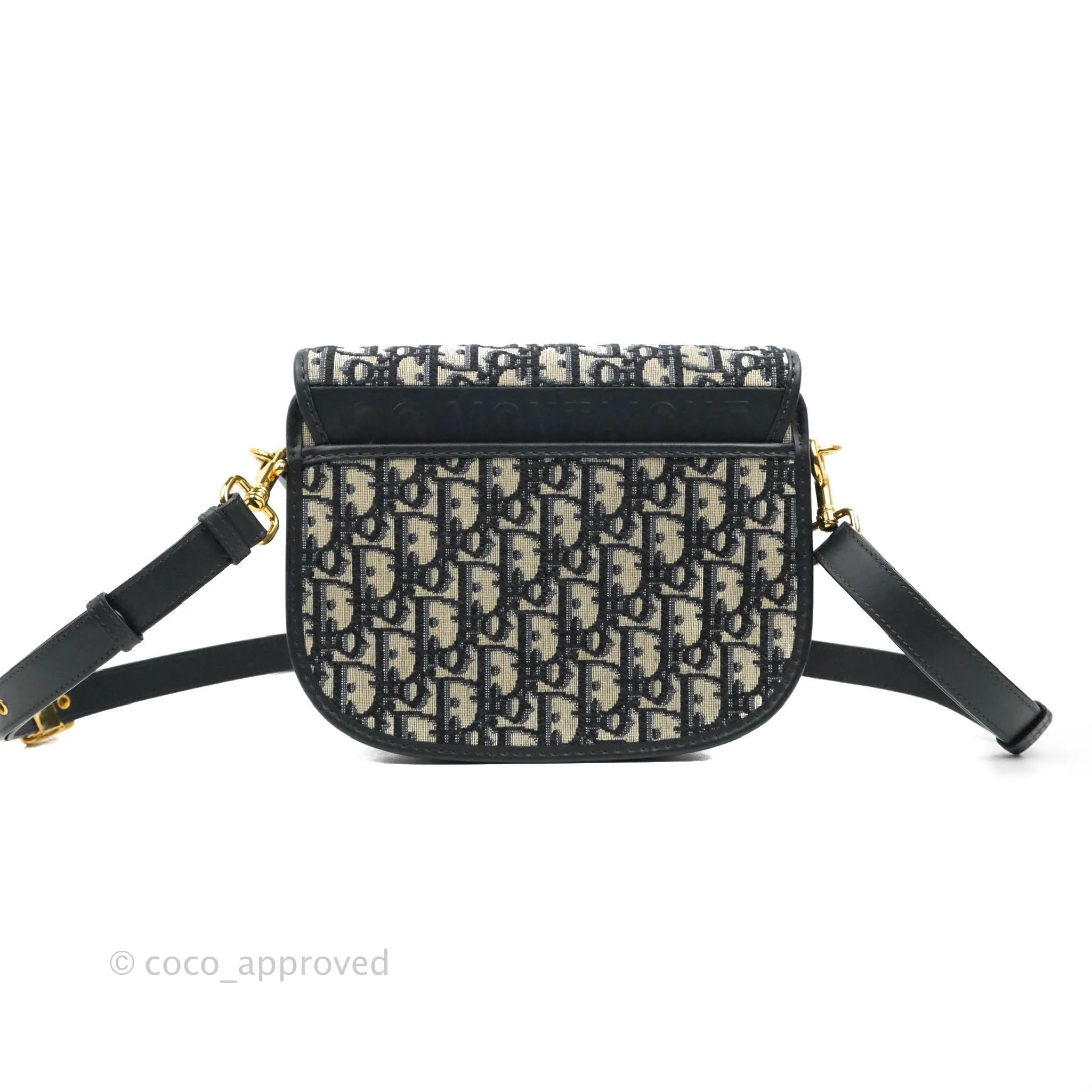 Dior Medium Bobby Bag Blue Oblique Jacquard Canvas