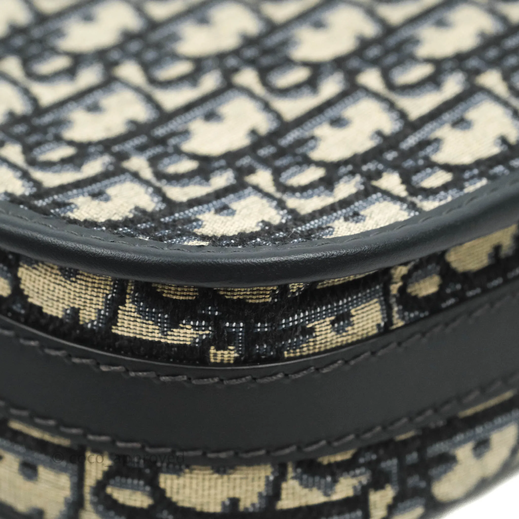 Dior Medium Bobby Bag Blue Oblique Jacquard Canvas