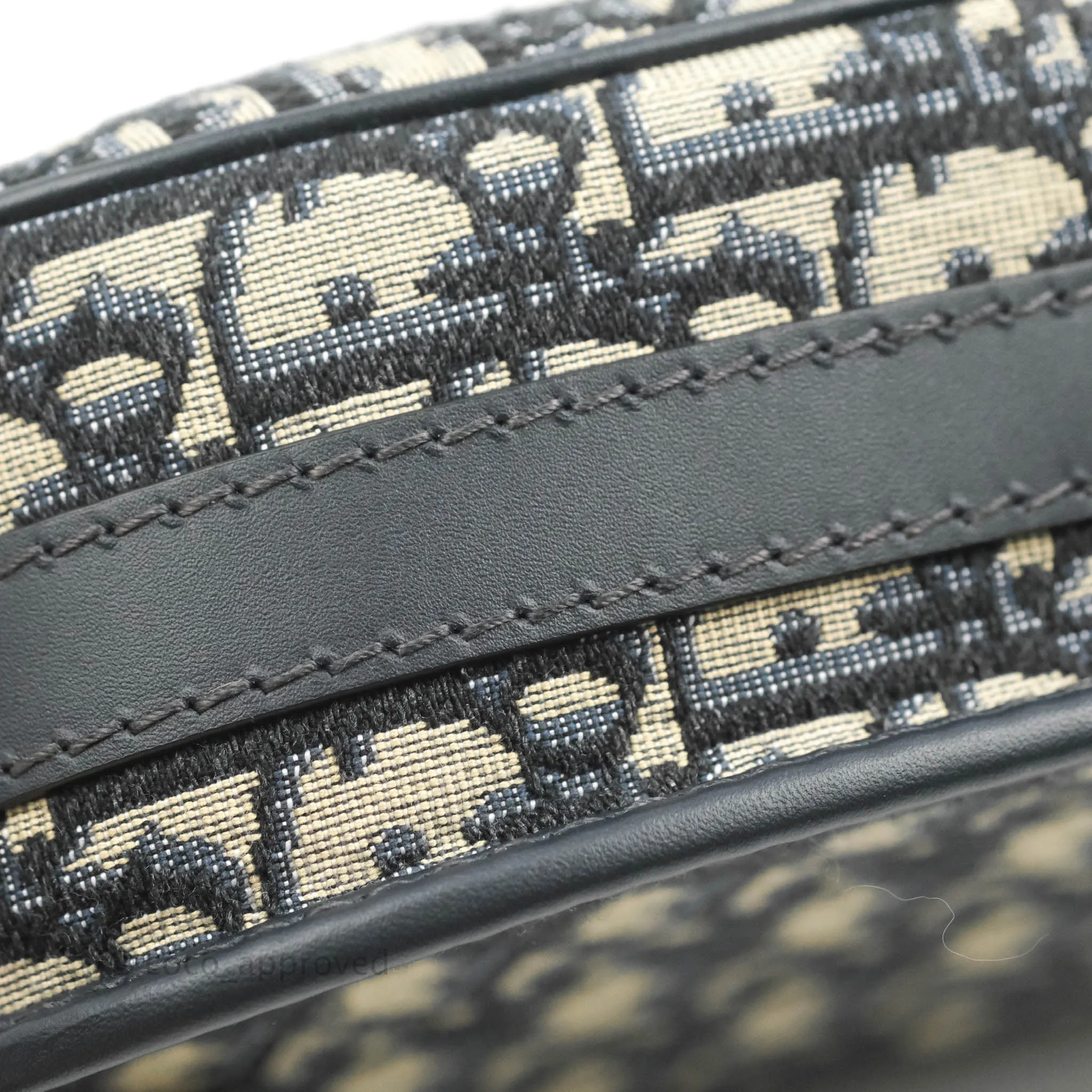 Dior Medium Bobby Bag Blue Oblique Jacquard Canvas