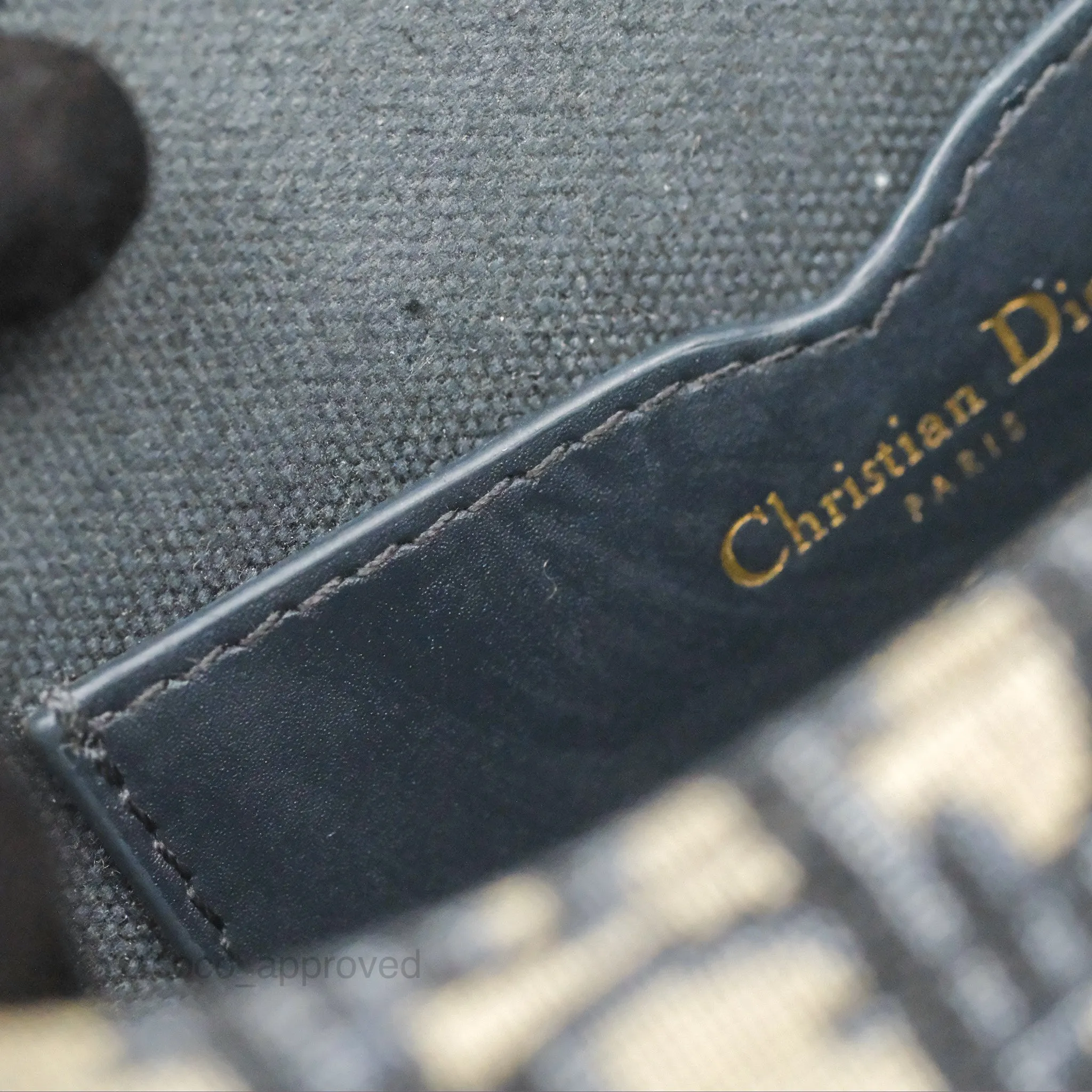 Dior Medium Bobby Bag Blue Oblique Jacquard Canvas