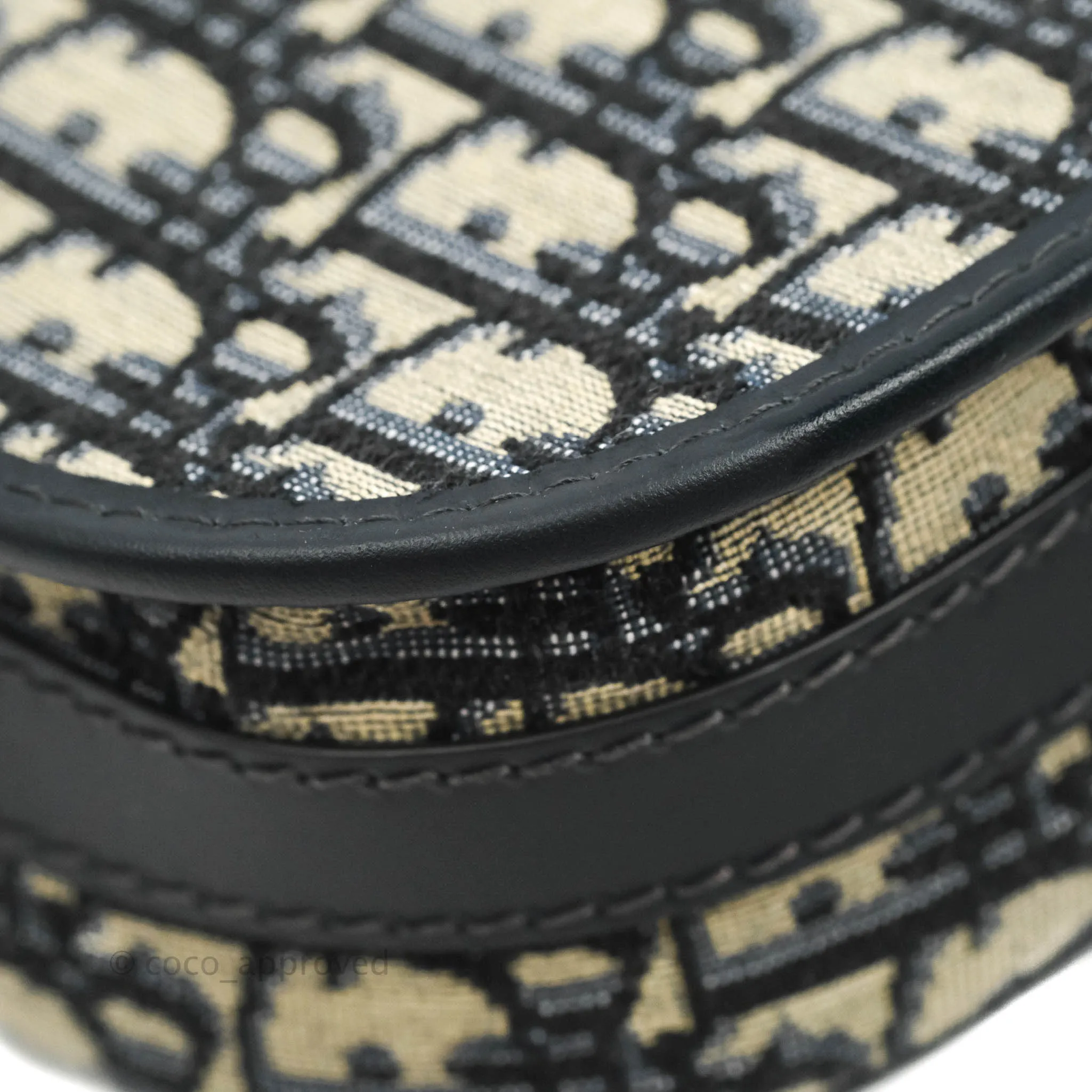 Dior Medium Bobby Bag Blue Oblique Jacquard Canvas