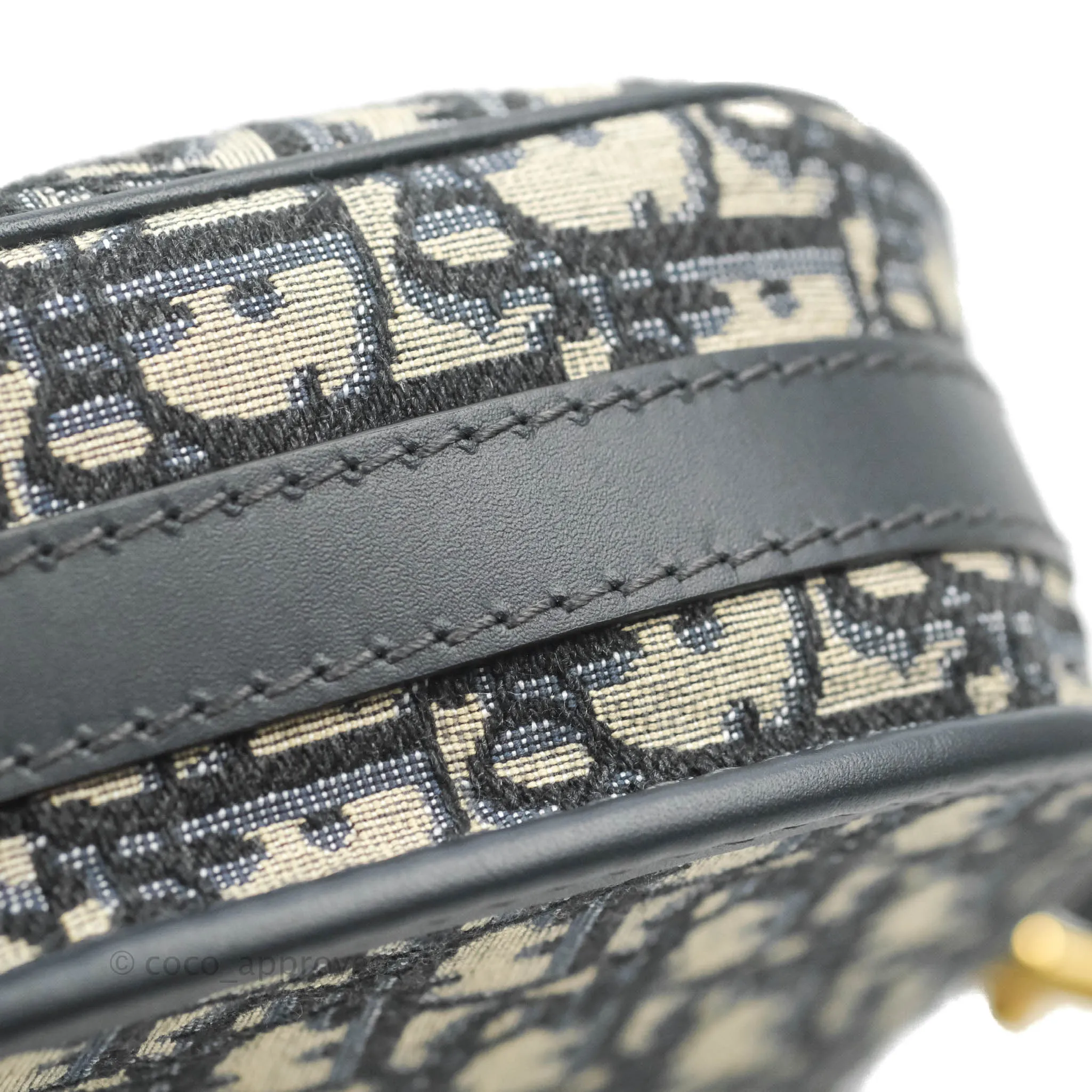Dior Medium Bobby Bag Blue Oblique Jacquard Canvas