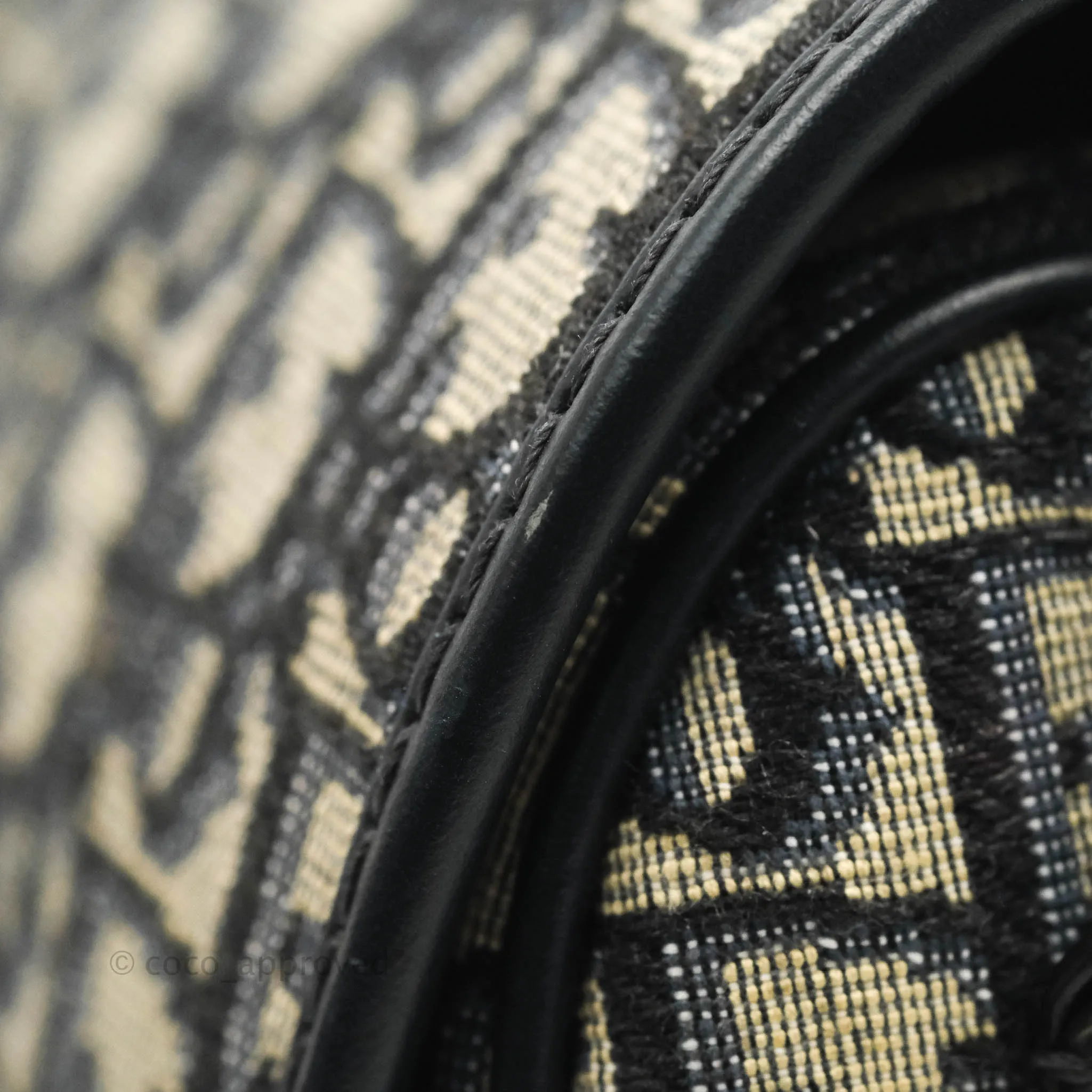 Dior Medium Bobby Bag Blue Oblique Jacquard Canvas