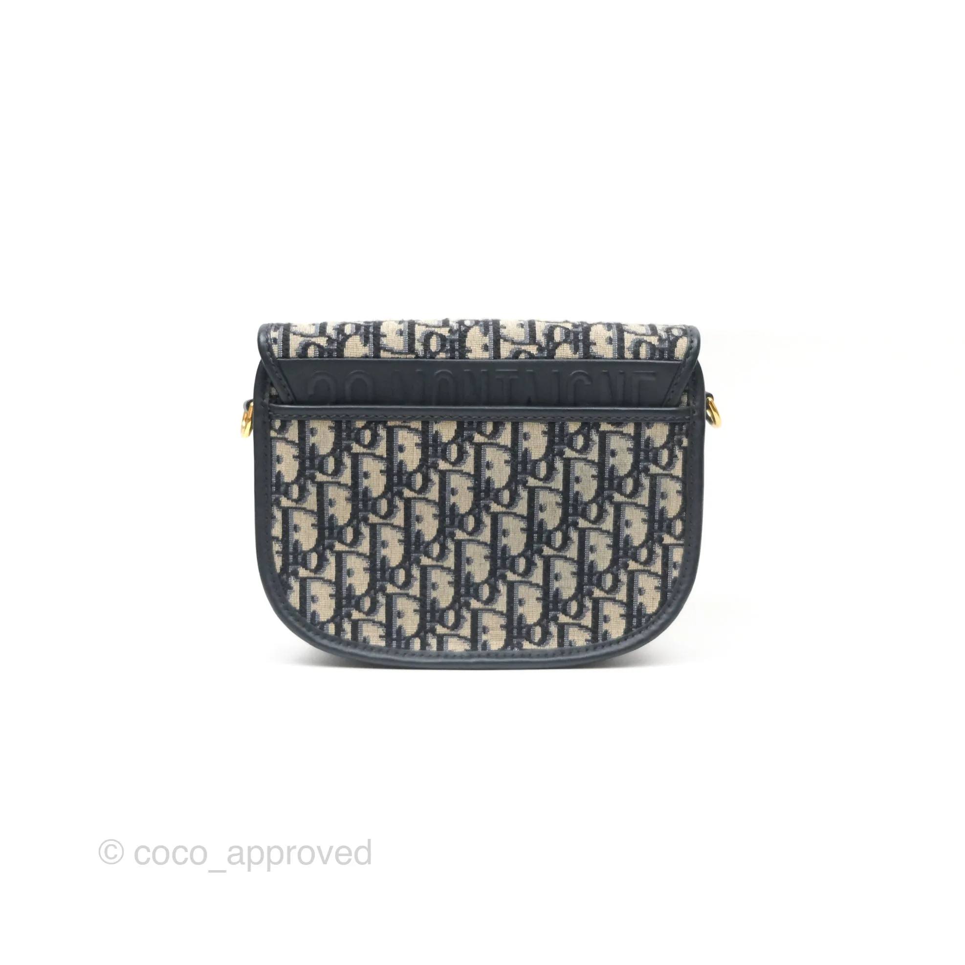 Dior Medium Bobby Bag Blue Oblique Jacquard Canvas