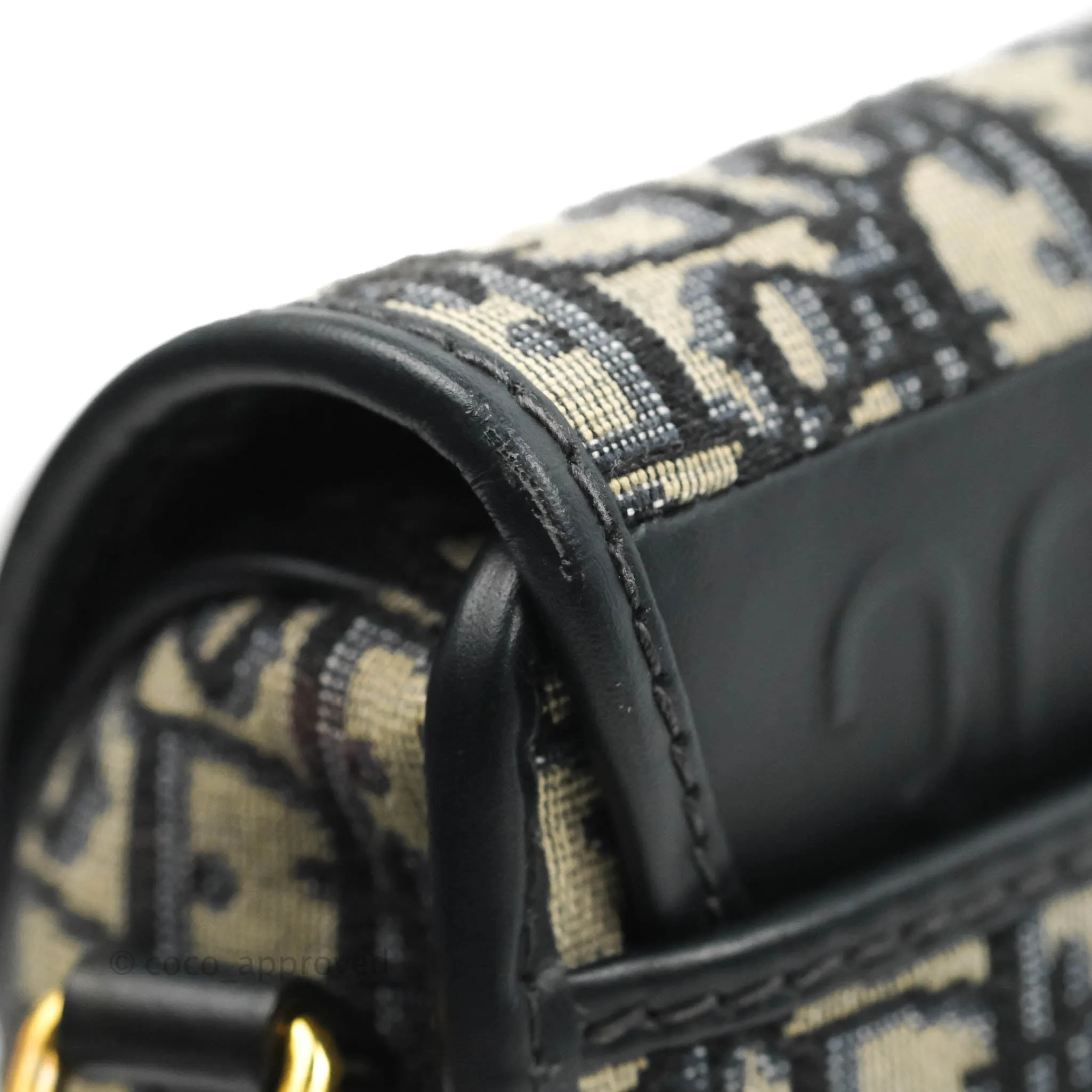 Dior Medium Bobby Bag Blue Oblique Jacquard Canvas