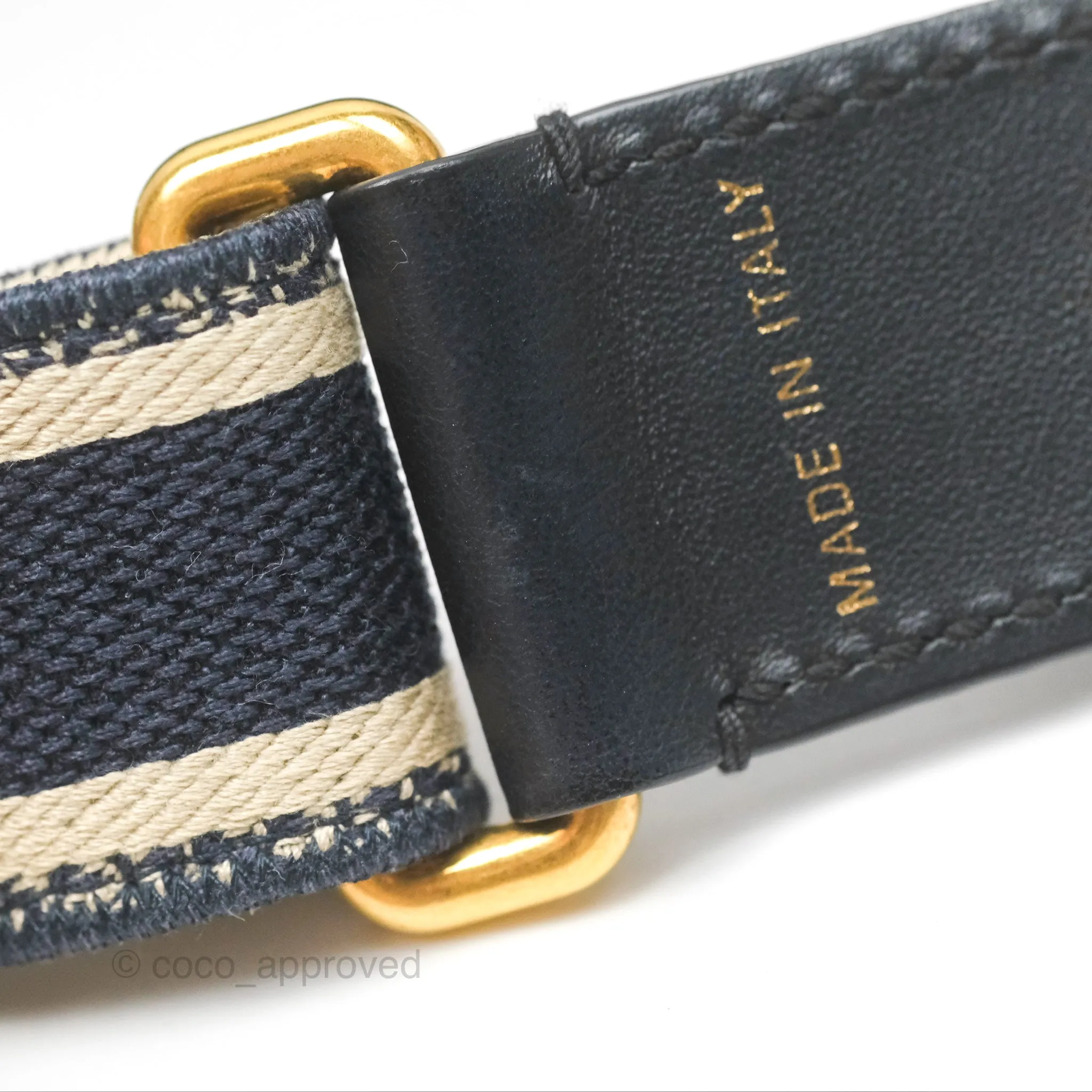 Dior Medium Bobby Bag Blue Oblique Jacquard Canvas