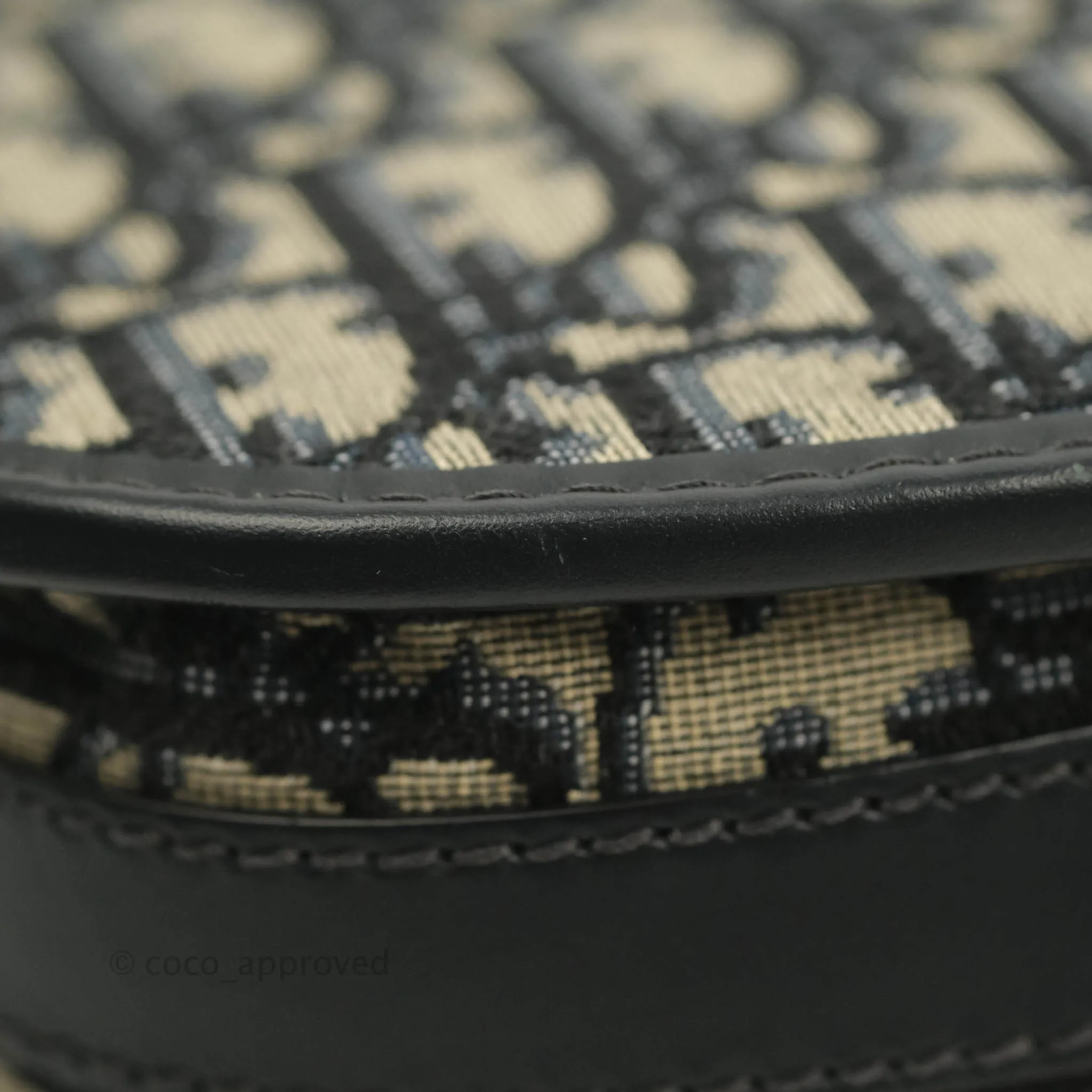 Dior Medium Bobby Bag Blue Oblique Jacquard Canvas