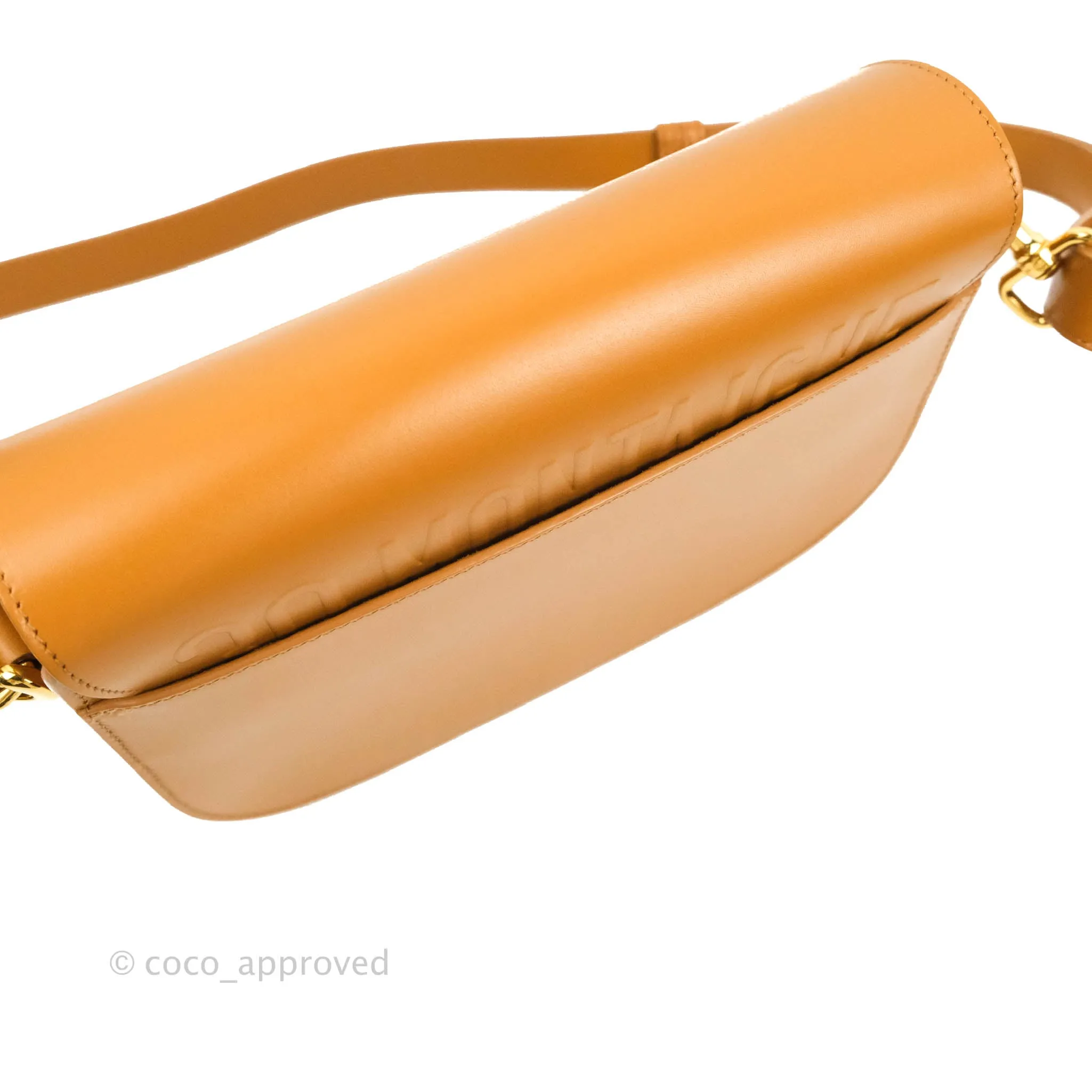 Dior Medium Bobby Bag Camel Calfskin Gold Hardware
