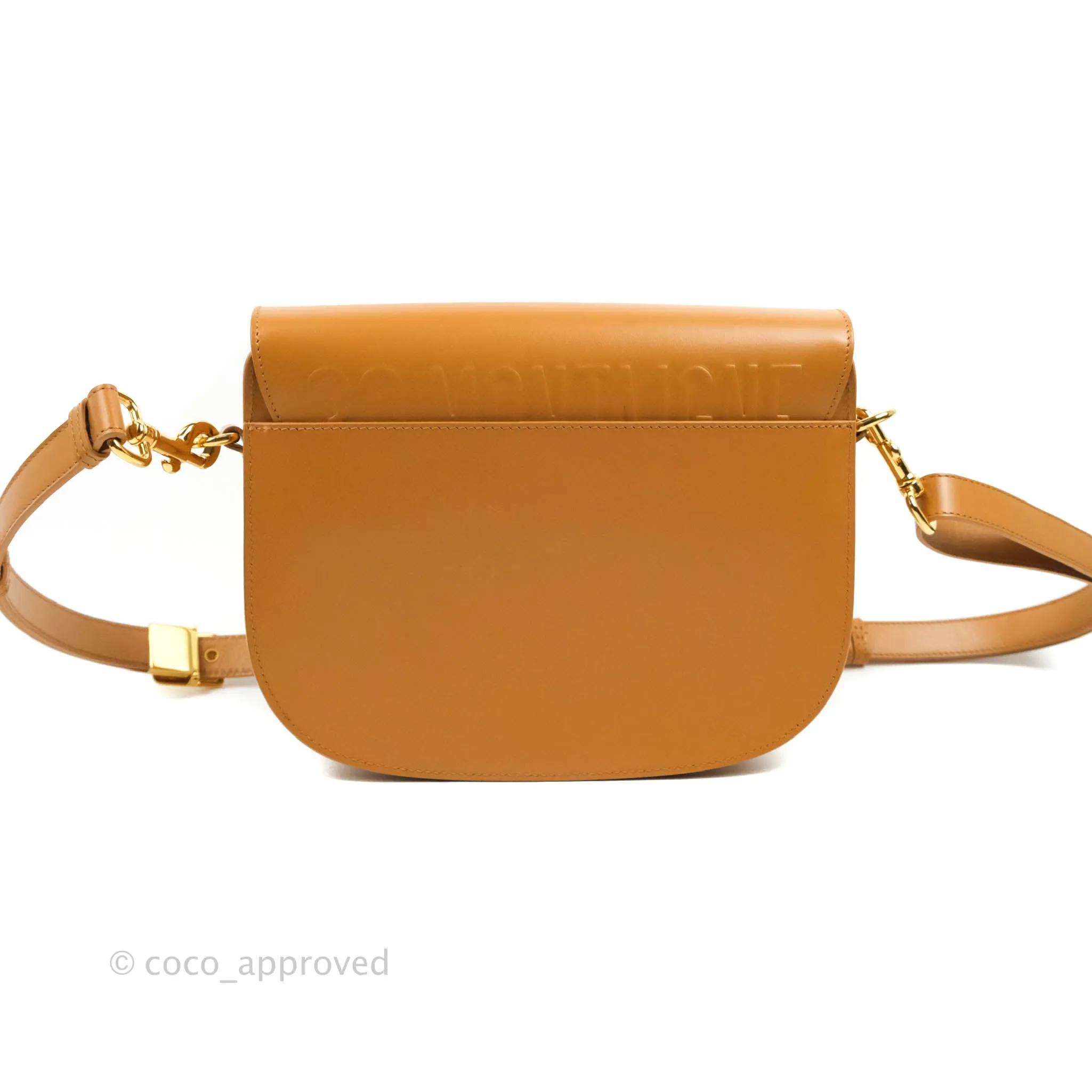 Dior Medium Bobby Bag Camel Calfskin Gold Hardware