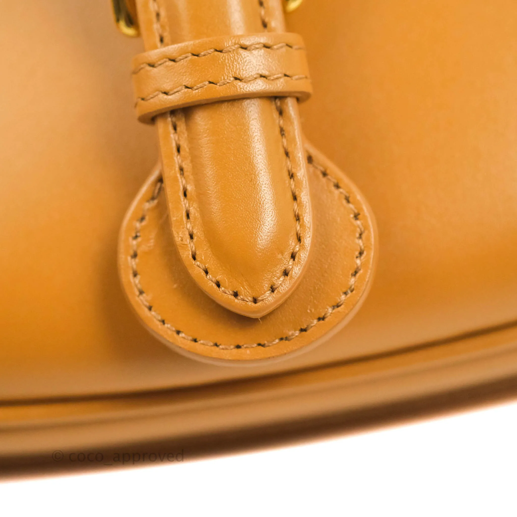 Dior Medium Bobby Bag Camel Calfskin Gold Hardware