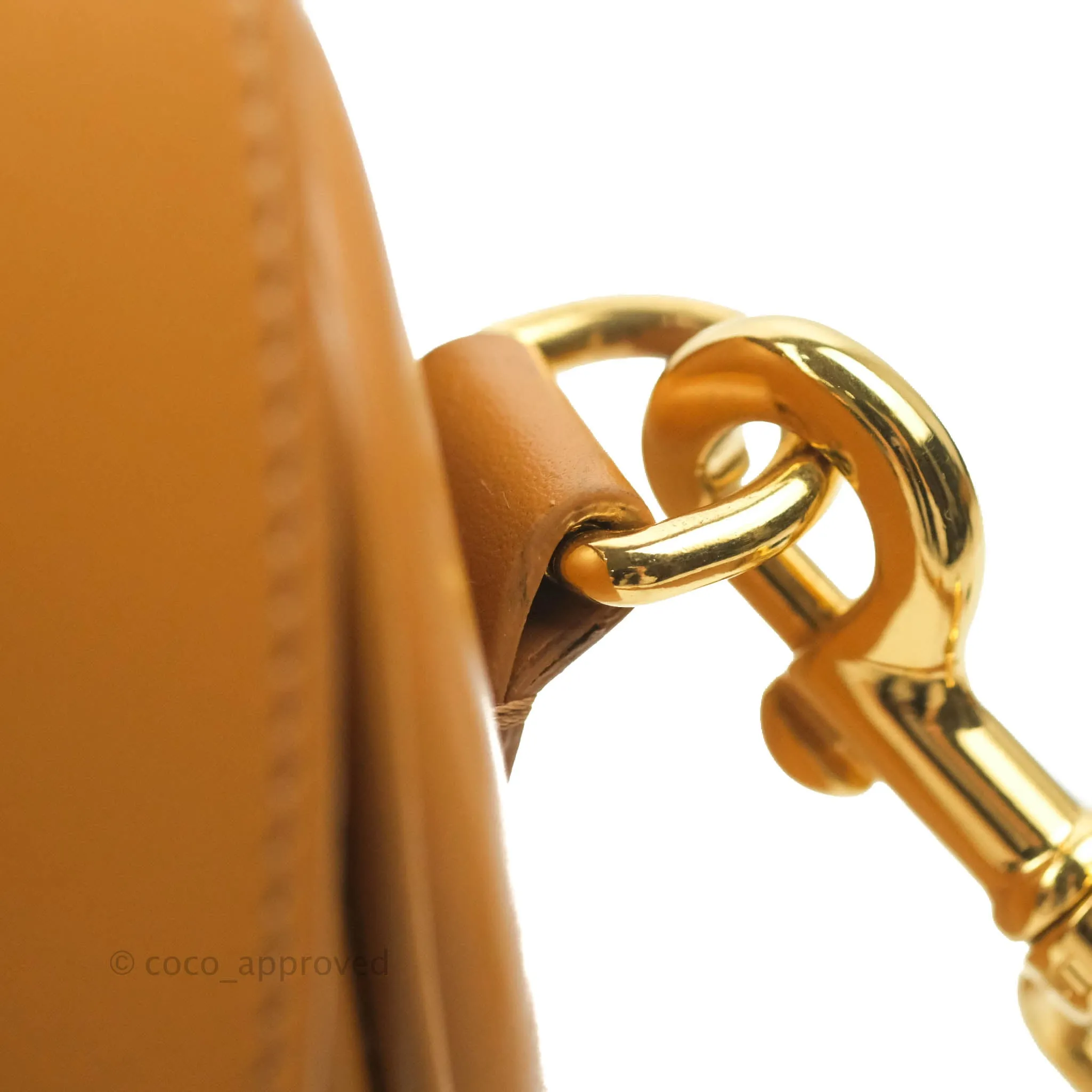 Dior Medium Bobby Bag Camel Calfskin Gold Hardware