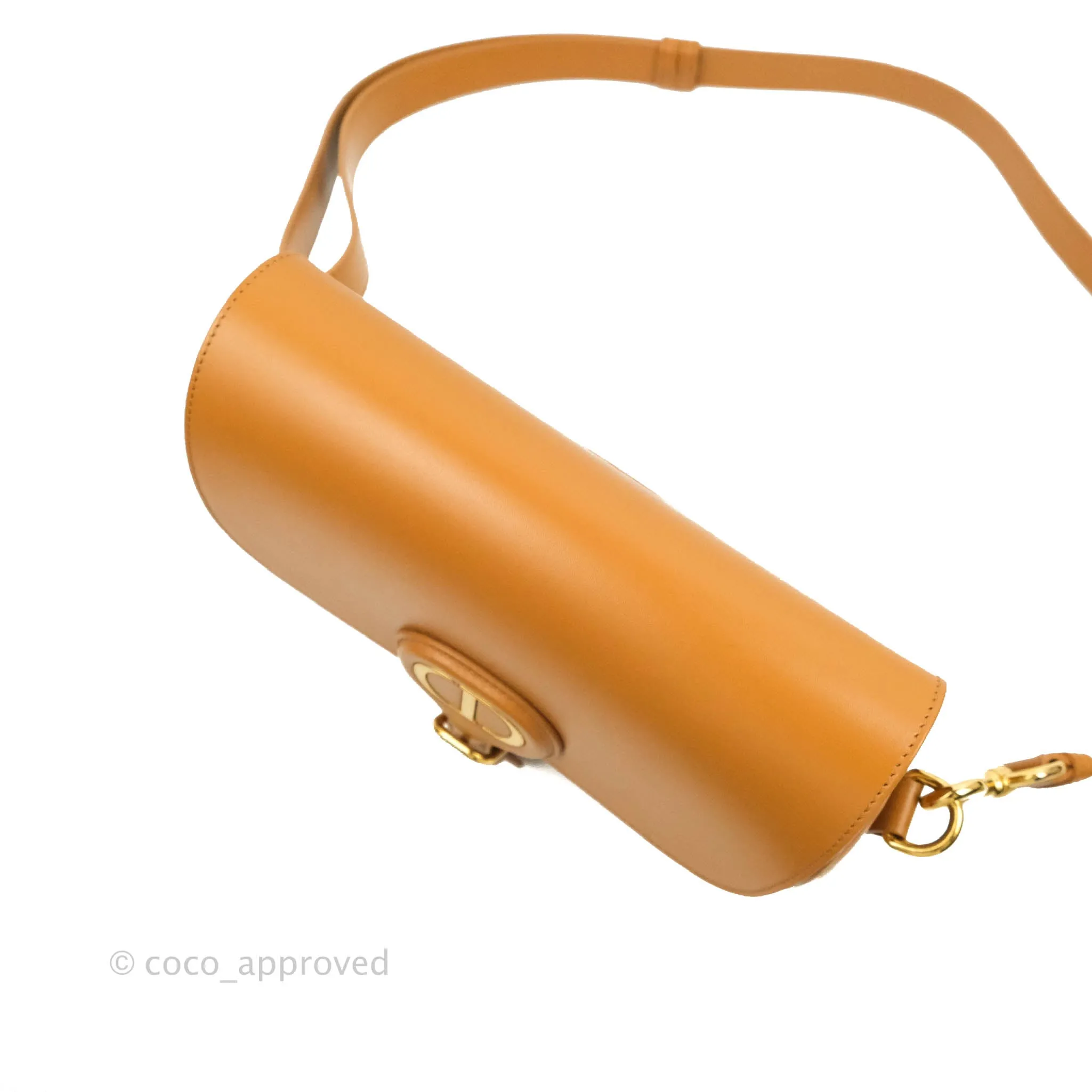 Dior Medium Bobby Bag Camel Calfskin Gold Hardware