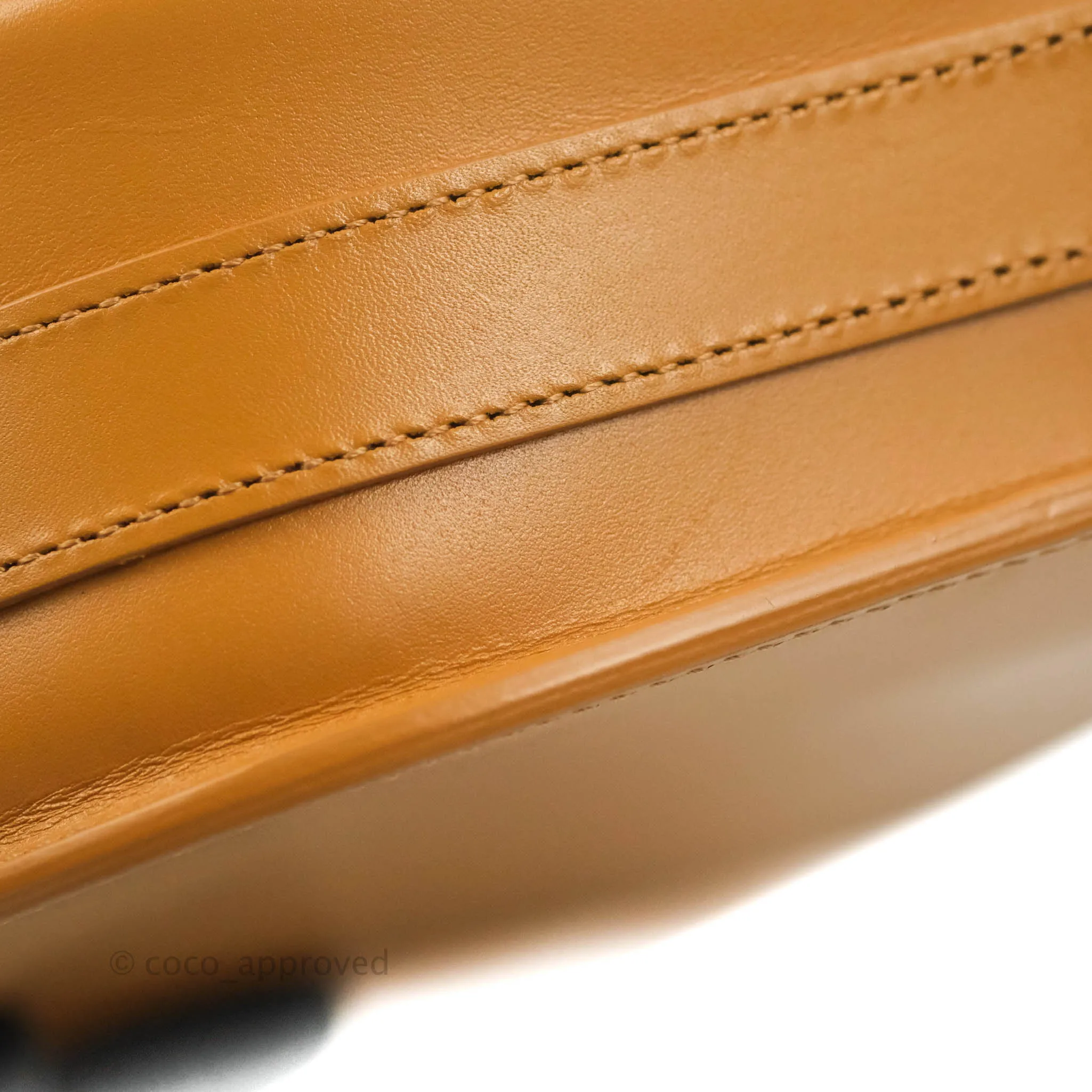 Dior Medium Bobby Bag Camel Calfskin Gold Hardware