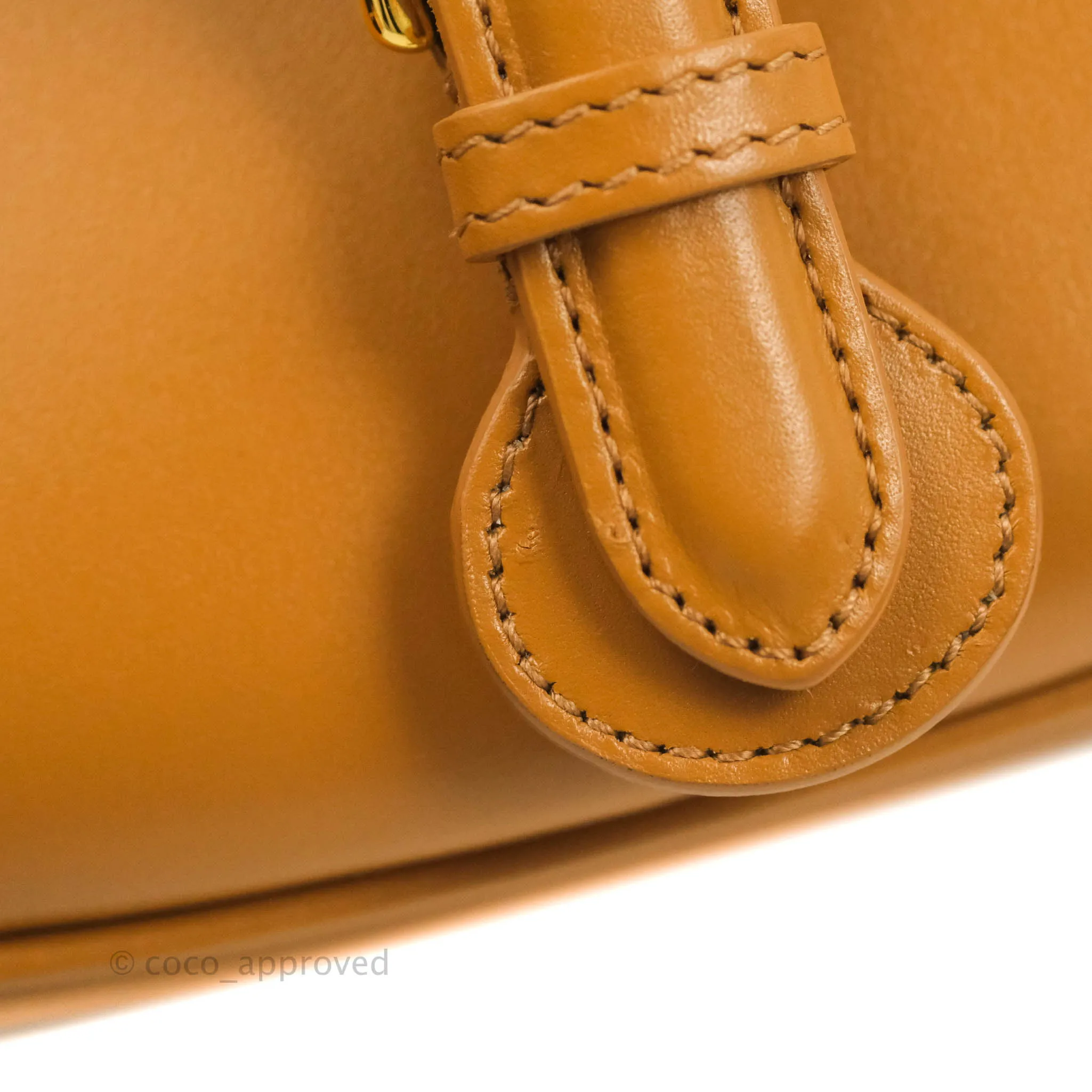 Dior Medium Bobby Bag Camel Calfskin Gold Hardware