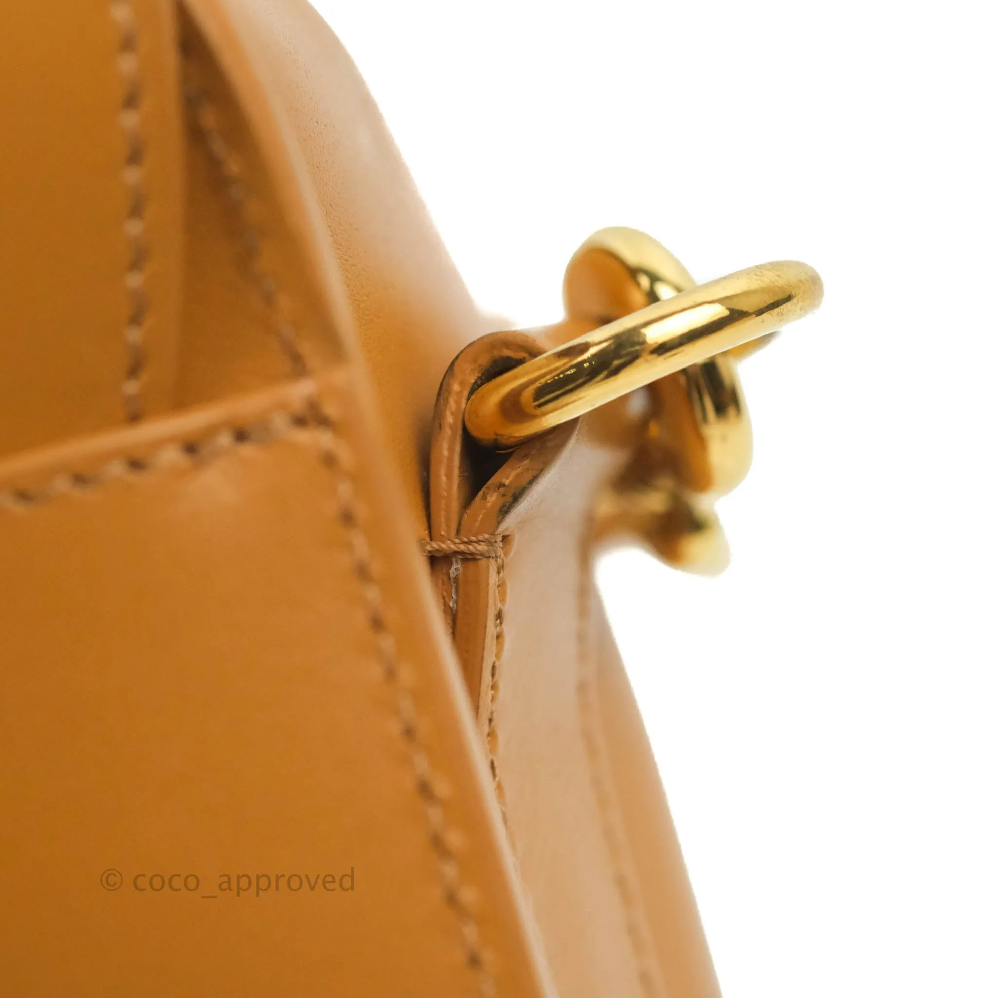 Dior Medium Bobby Bag Camel Calfskin Gold Hardware