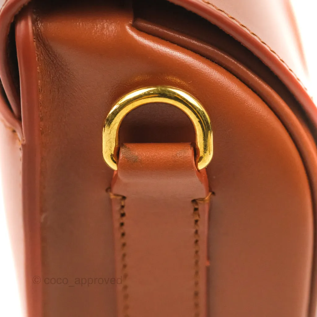 Dior Medium Bobby Bag Tan Calfskin Gold Hardware
