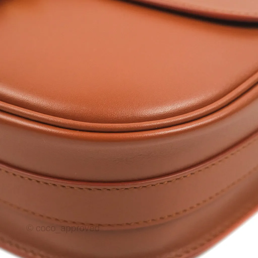 Dior Medium Bobby Bag Tan Calfskin Gold Hardware