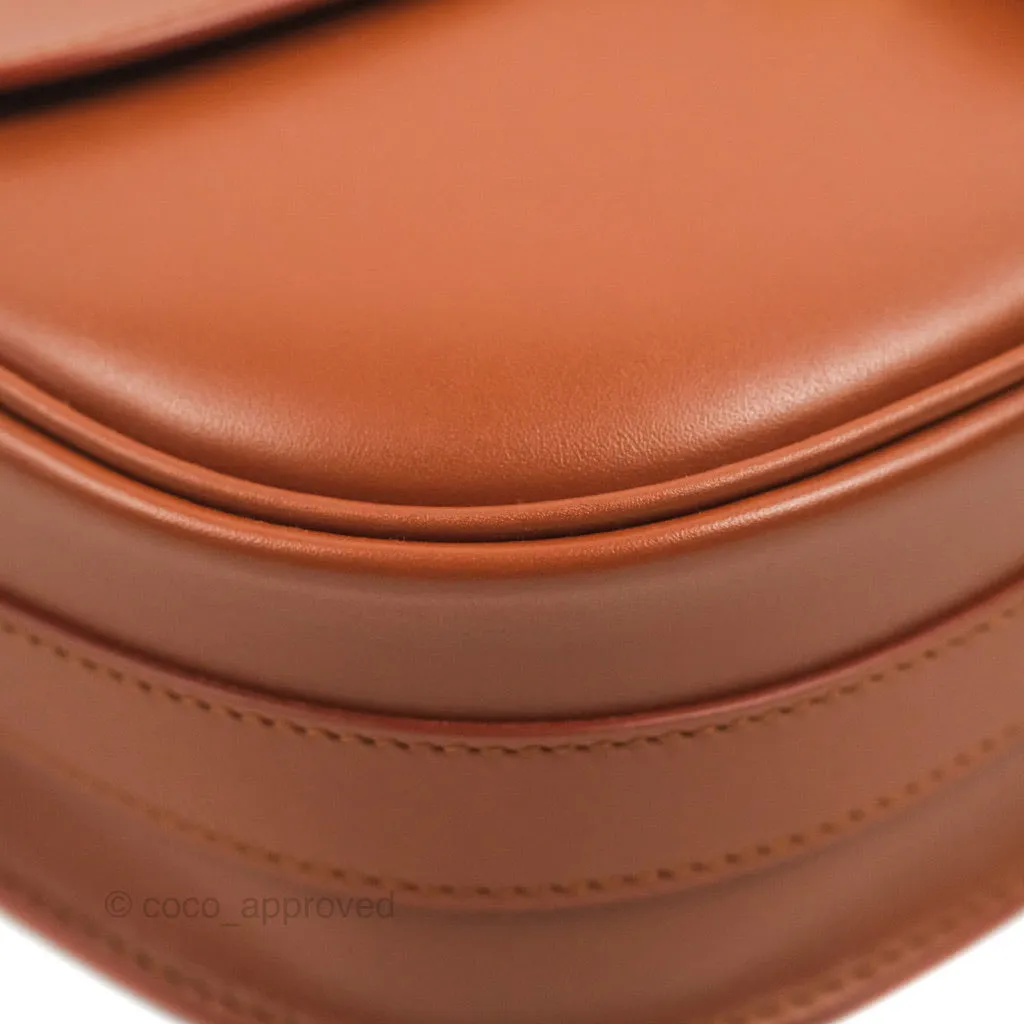 Dior Medium Bobby Bag Tan Calfskin Gold Hardware